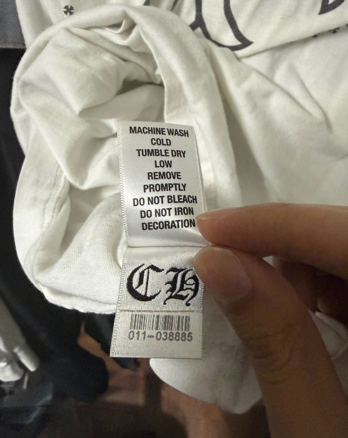 Chrome Hearts CHROME HEARTS Size M White ring cross long sleeve Size US M / EU 48-50 / 2 - 4 Thumbnail