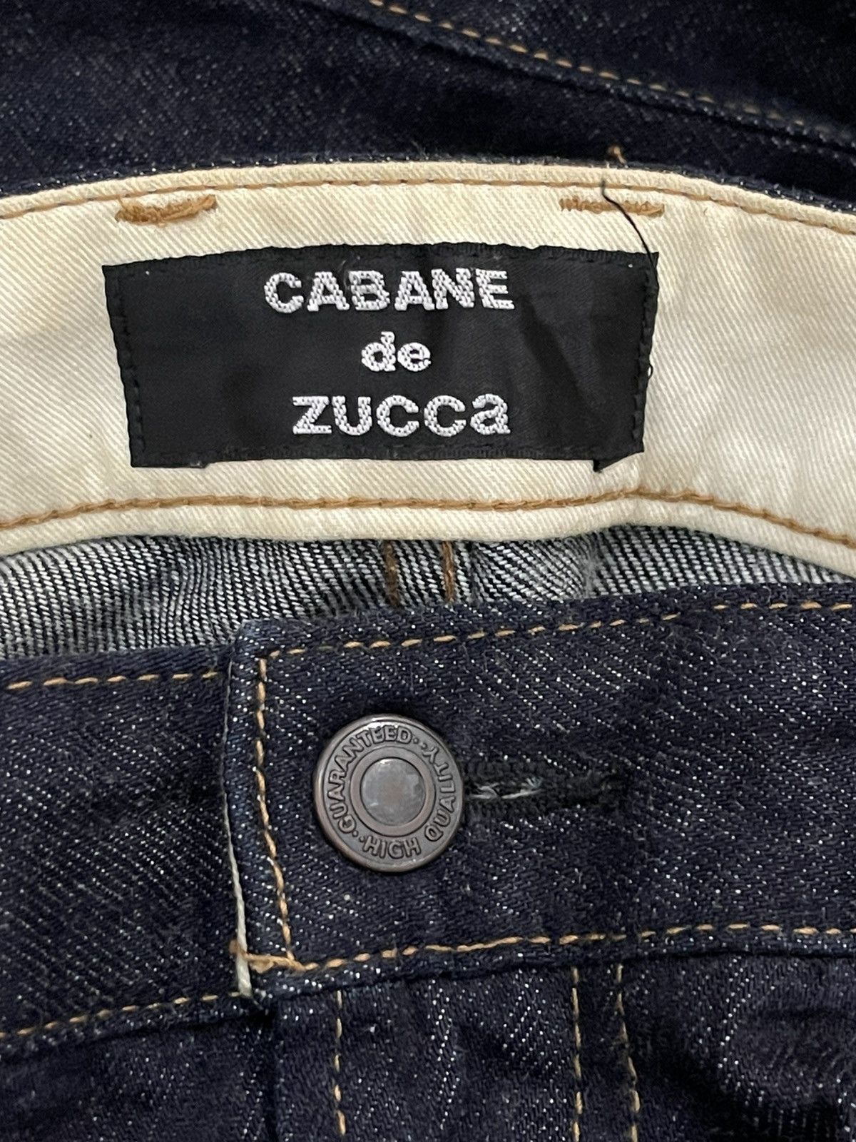 CABANE de ZUCCa × Issey Miyake Issey Miyake Cabana de Zucca Denim Jeans Size US 34 / EU 50 - 4 Thumbnail