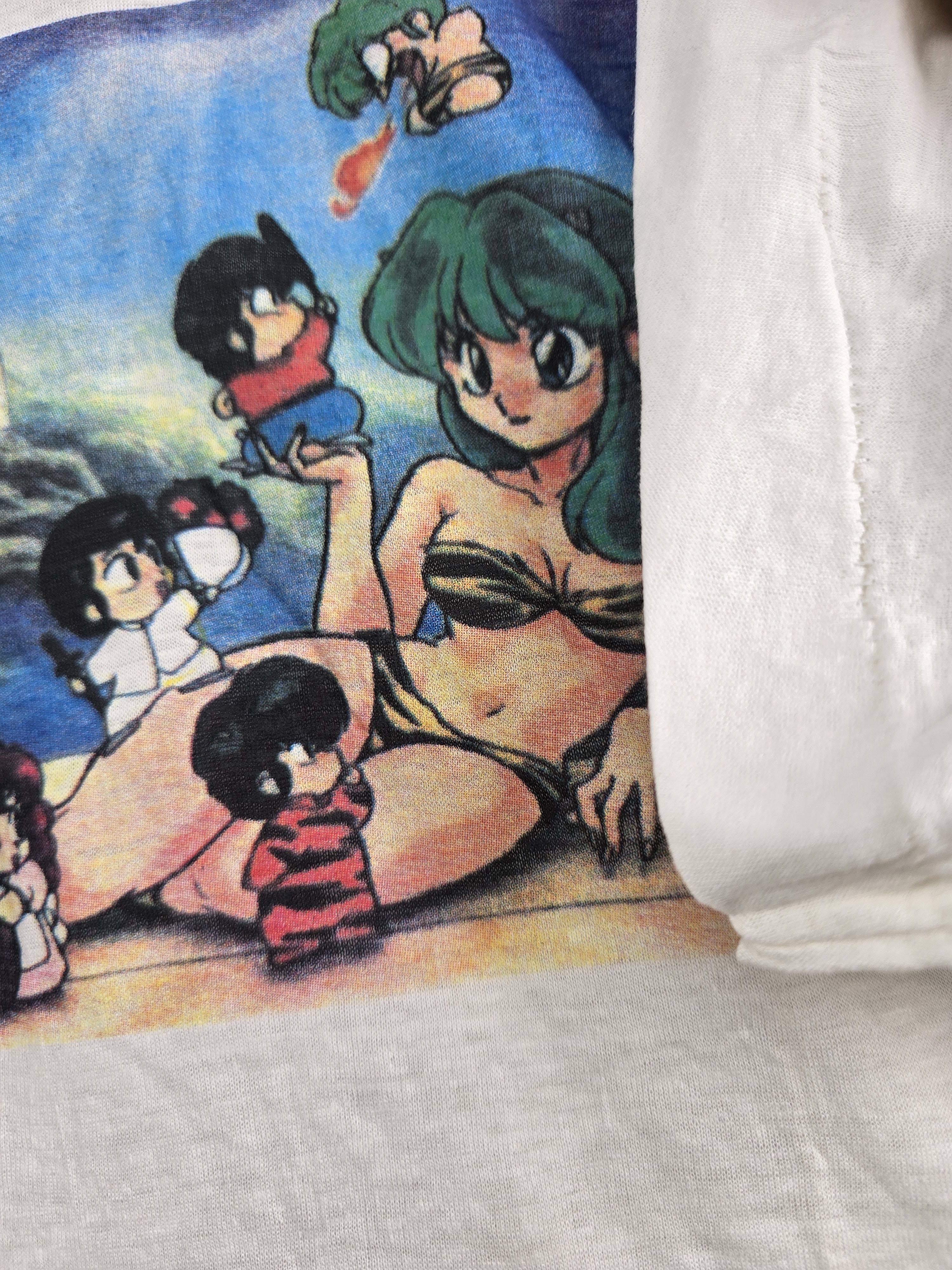 Anime × Band Tees × Vintage 90s Lum Urusei Yatsura 2XL 23.5" 30" Size US XL / EU 56 / 4 - 4 Thumbnail
