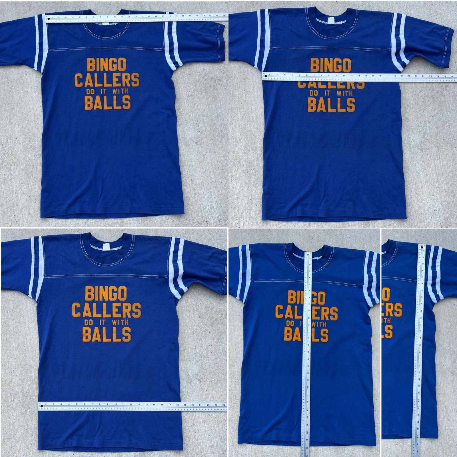 Vintage VINTAGE Bingo Callers Do It With Balls Shirt Joe #1 Bingo King Tee Blue 80s L Mens Player Shirt Size US L / EU 52-54 / 3 - 11 Thumbnail