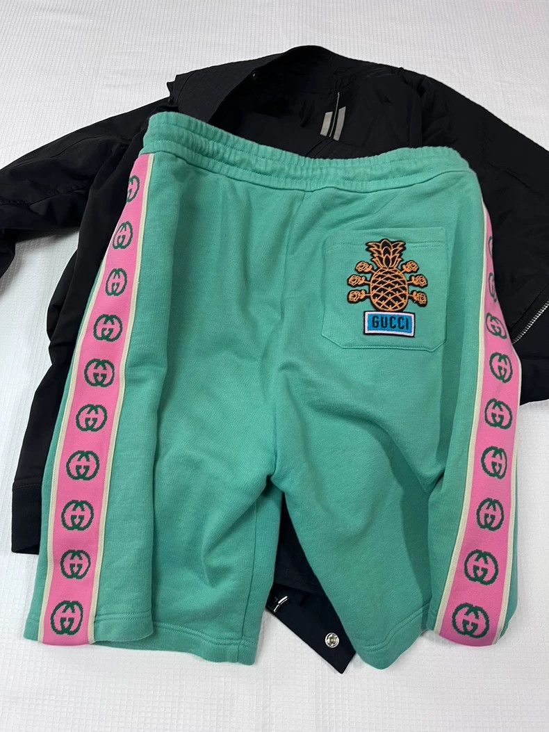 Gucci Gucci Size L Green drawstring shorts size L 2502-Nextarrow Size US 36 / EU 52 - 2 Thumbnail
