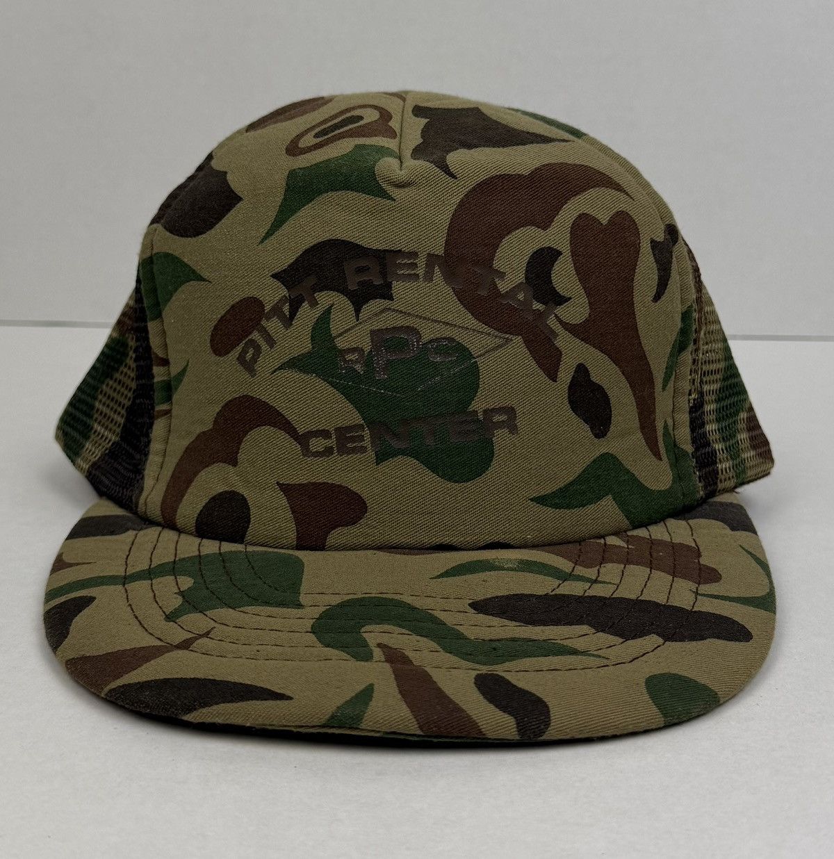 Other Vintage Pittsburgh Rental Center Camo Trucker Snapback Hat Size ONE SIZE - 1 Thumbnail