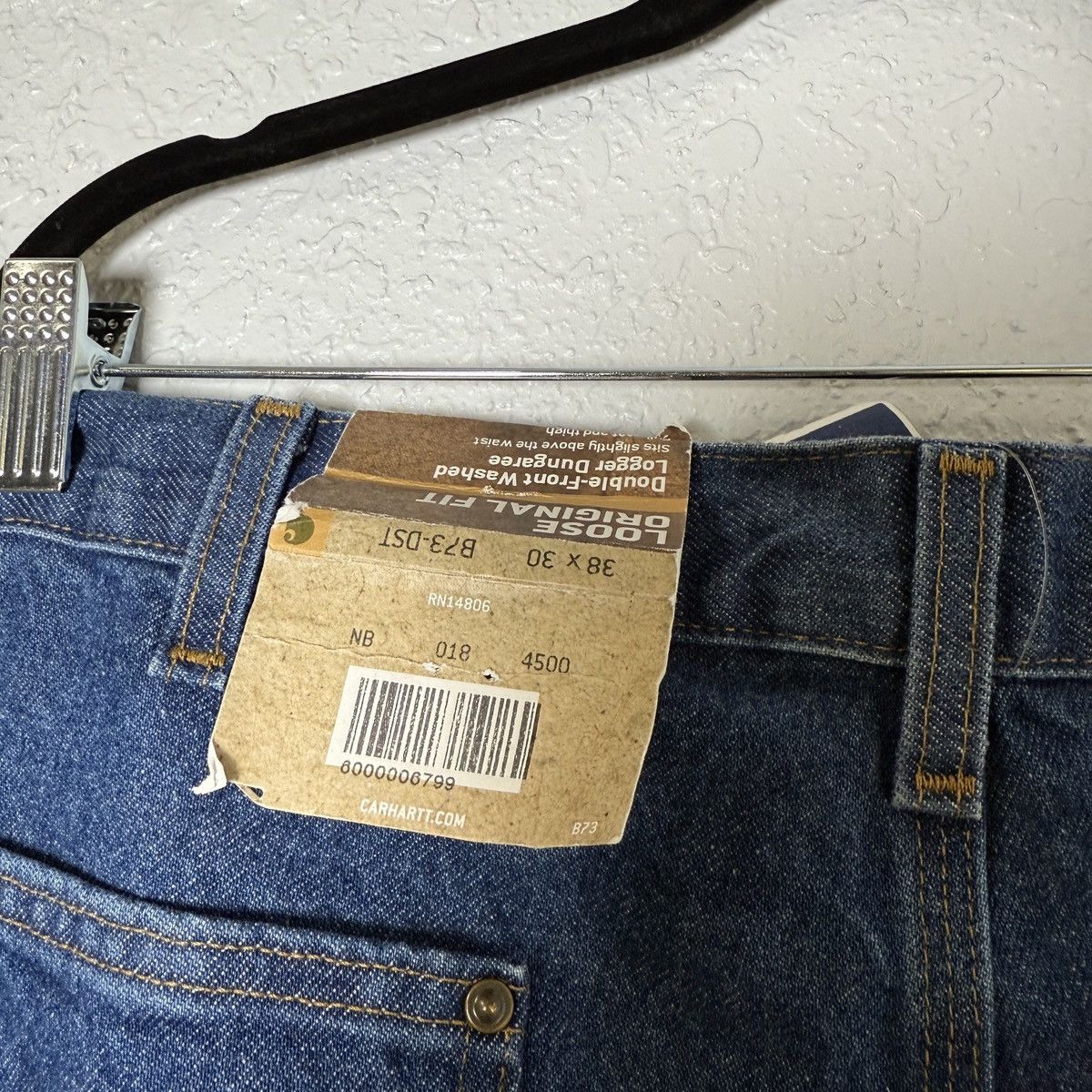 Carhartt Carhartt Jeans B73 Double Knee Washed Logger Dungaree 38x30 Size US 38 / EU 54 - 7 Thumbnail