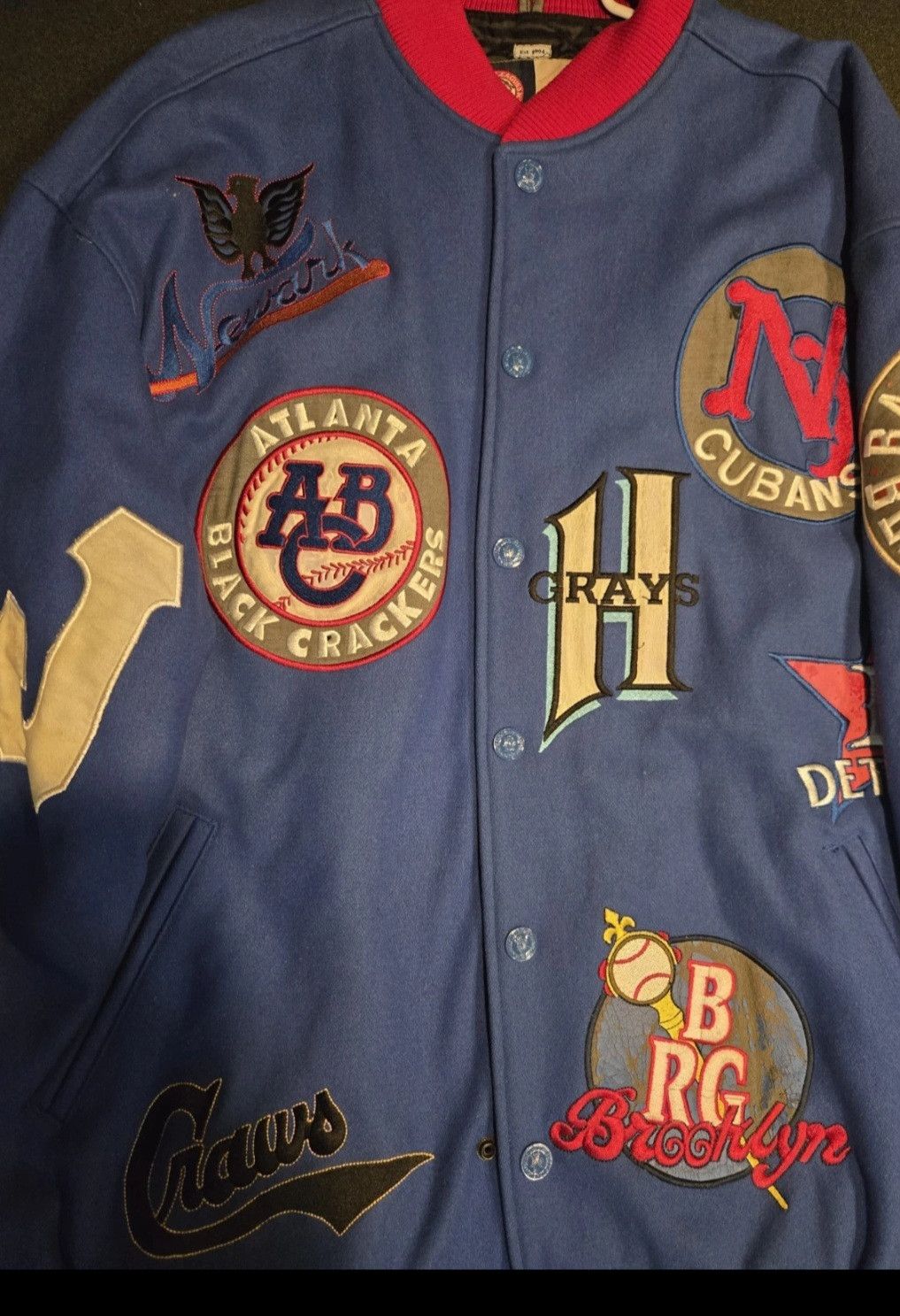 Other Vintage Headgear Negro League Baseball jacket with patchess Size US XXL / EU 58 / 5 - 5 Thumbnail