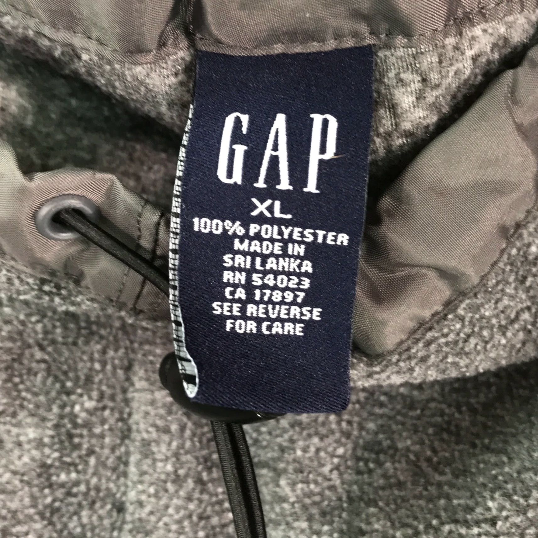Gap Gap Mens Jogger Pants XL Gray - Straight Mid Rise Elastic Waist Drawstring Pockets Size US 42 / EU 58 - 5 Thumbnail