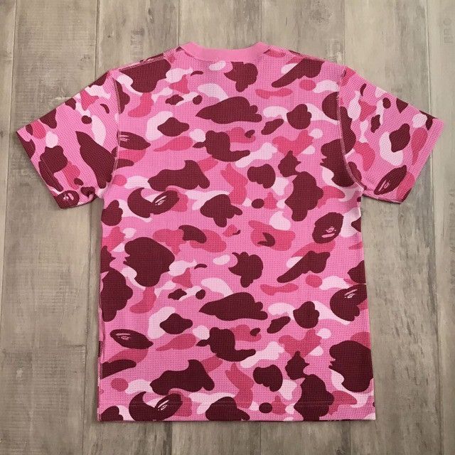 Bape × Nigo BAPE Pink camo thermal T-shirt a bathing ape NIGO Size US M / EU 48-50 / 2 - 2 Thumbnail