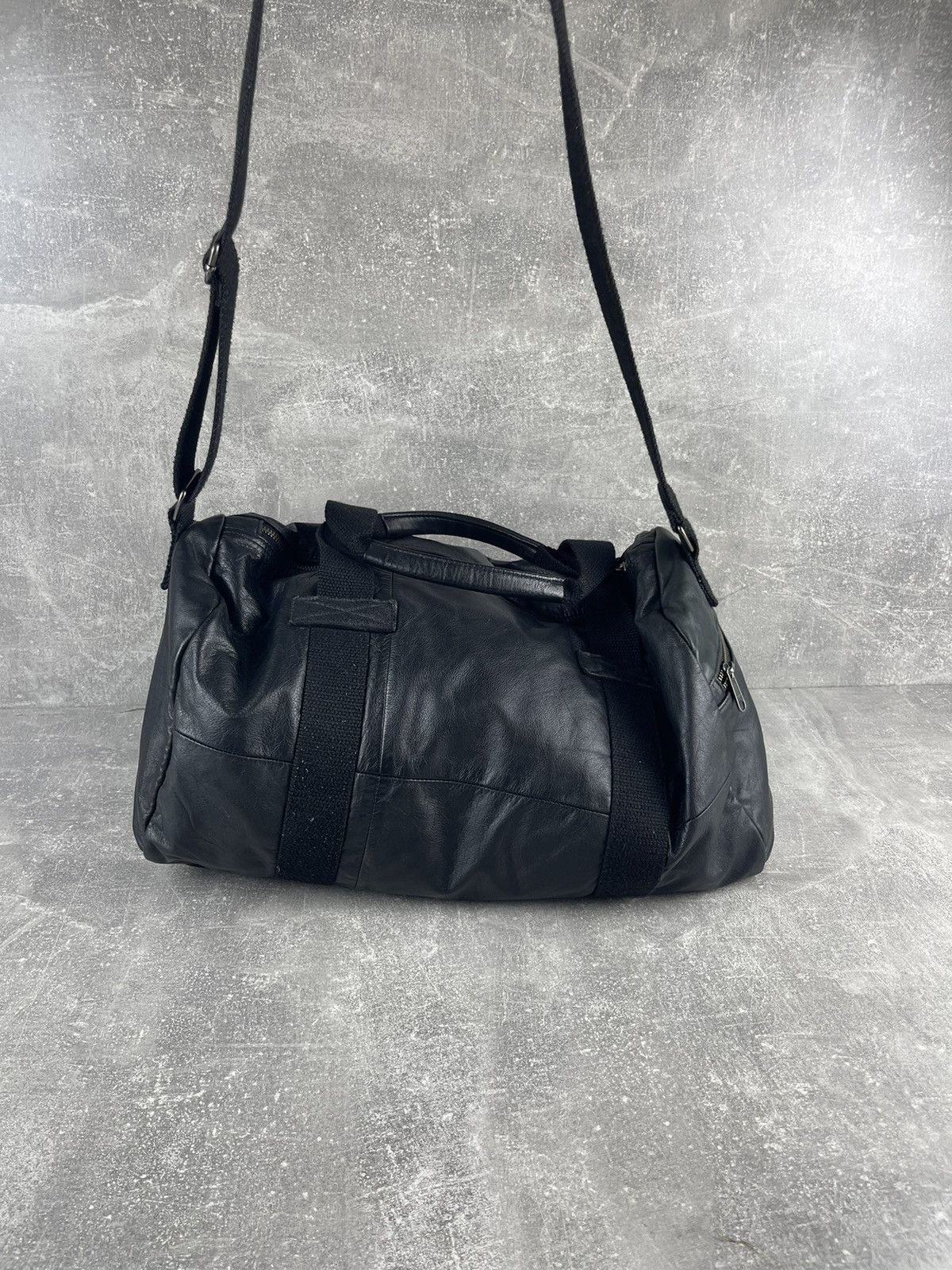 Japanese Brand × Vintage Ark Reworks Handmade Travel Bag Strap Leather Bag Size ONE SIZE - 4 Thumbnail
