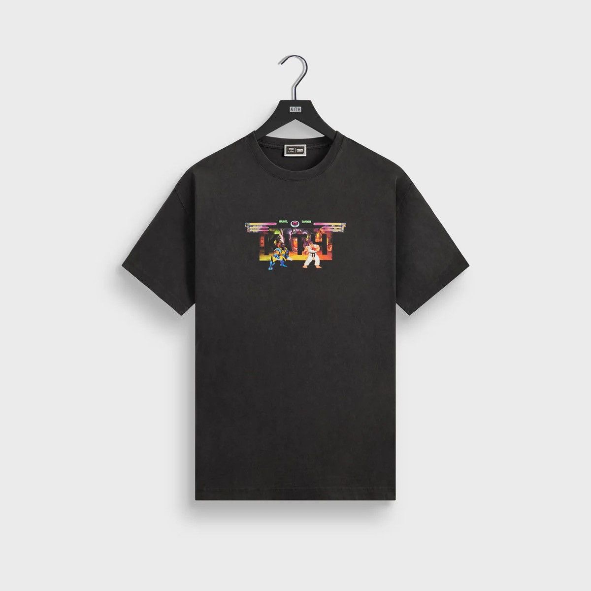 Kith × Vintage Kith Marvel Spiderman Avengers Vintage Tee Black