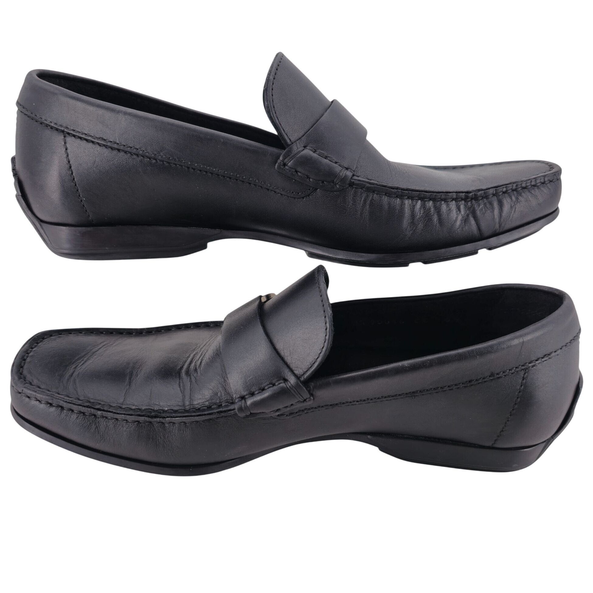 Salvatore Ferragamo Salvatore Ferragamo Italy Mens 6.5EE Black Calf Dress Shoes Size US 6.5 / EU 39-40 - 9 Thumbnail