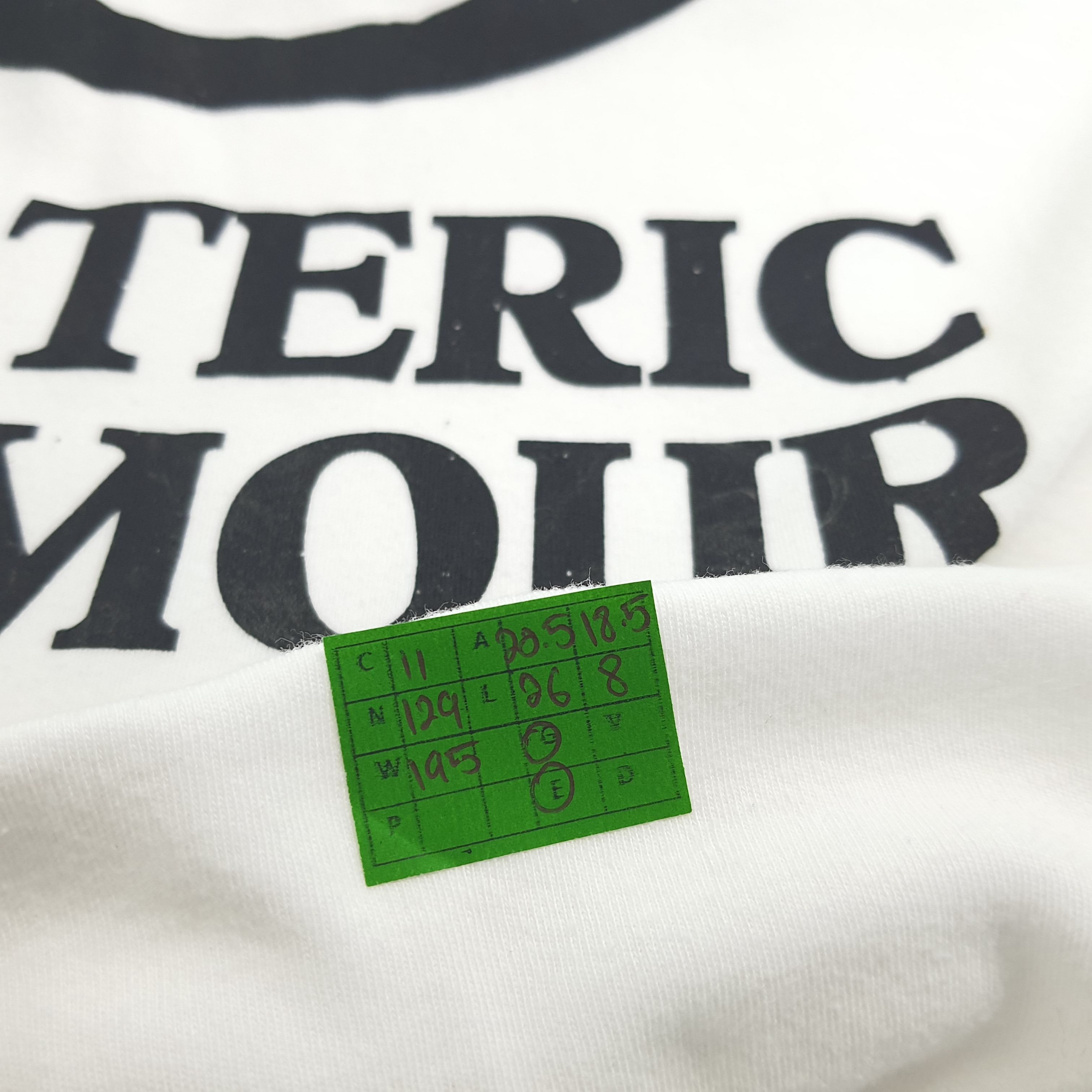 Hysteric Glamour Hysteric Glamour Logo Custom Tshirt Size US M / EU 48-50 / 2 - 6 Thumbnail