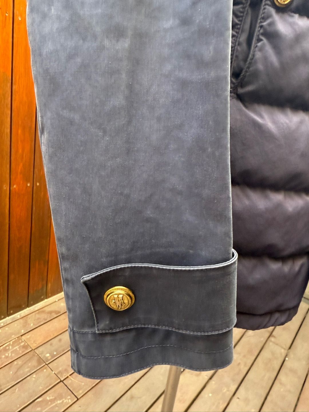 Moncler Grenoble Moncler Grenoble Alencon Navy double breasted parka Size US L / EU 52-54 / 3 - 5 Thumbnail