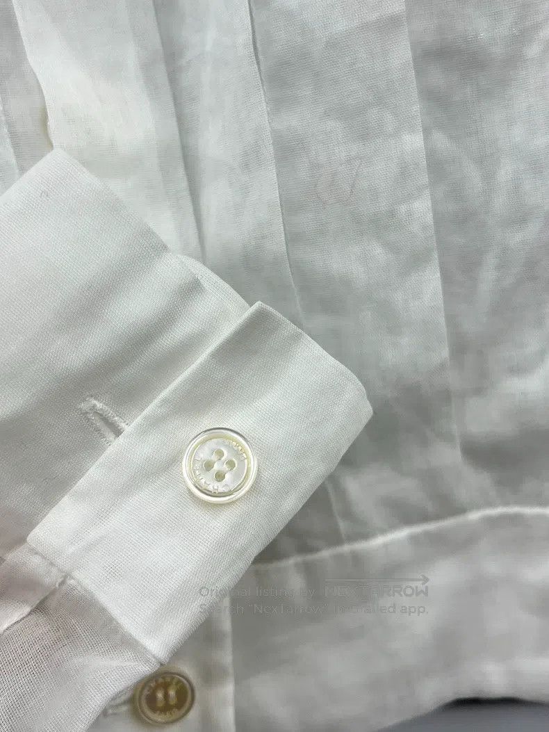 Chanel Chanel White lapel shirt Size XS / US 0-2 / IT 36-38 - 2 Thumbnail