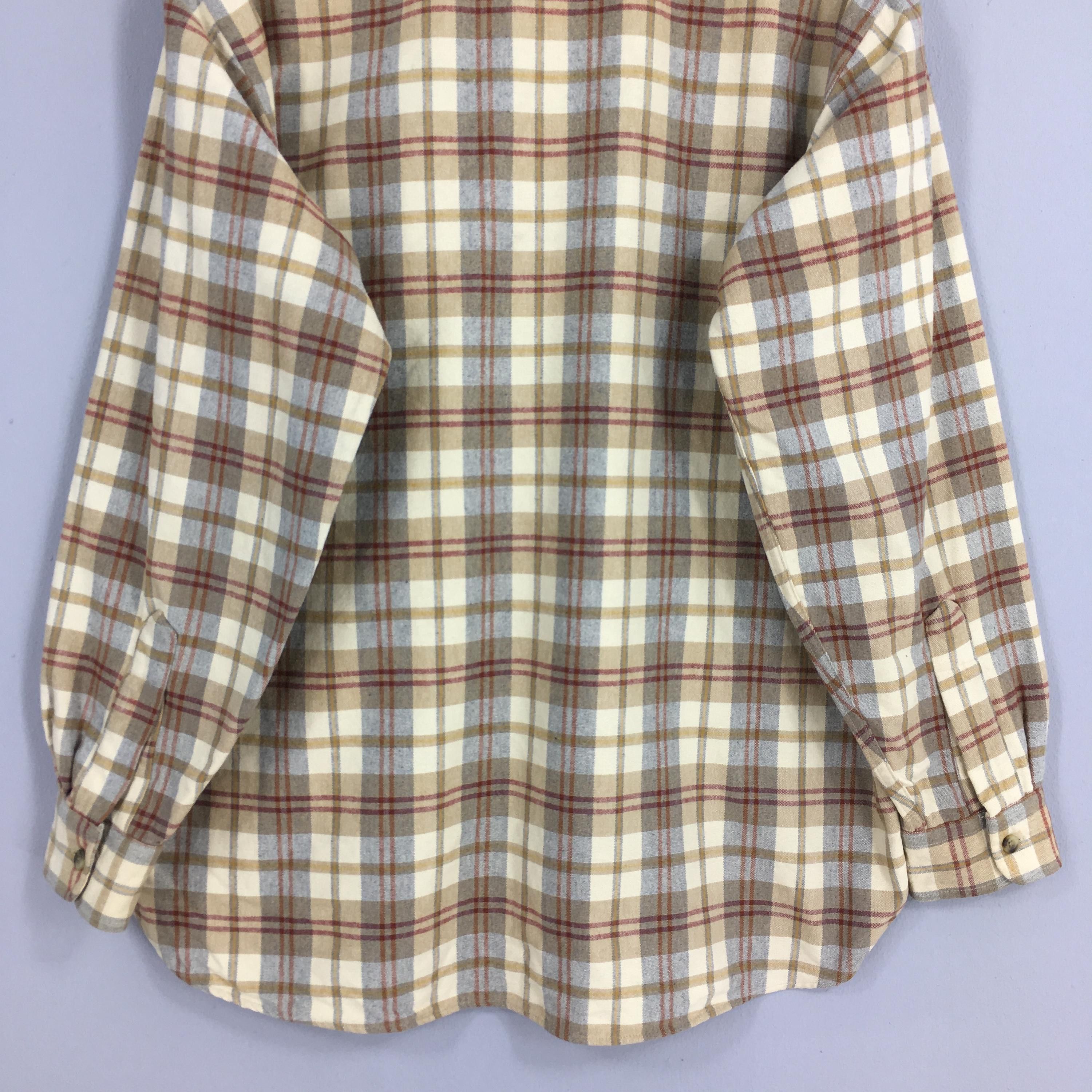 Flannel × L.L. Bean Vintage LL Bean Flannel Checkered Shirt Men Large Size US L / EU 52-54 / 3 - 9 Thumbnail