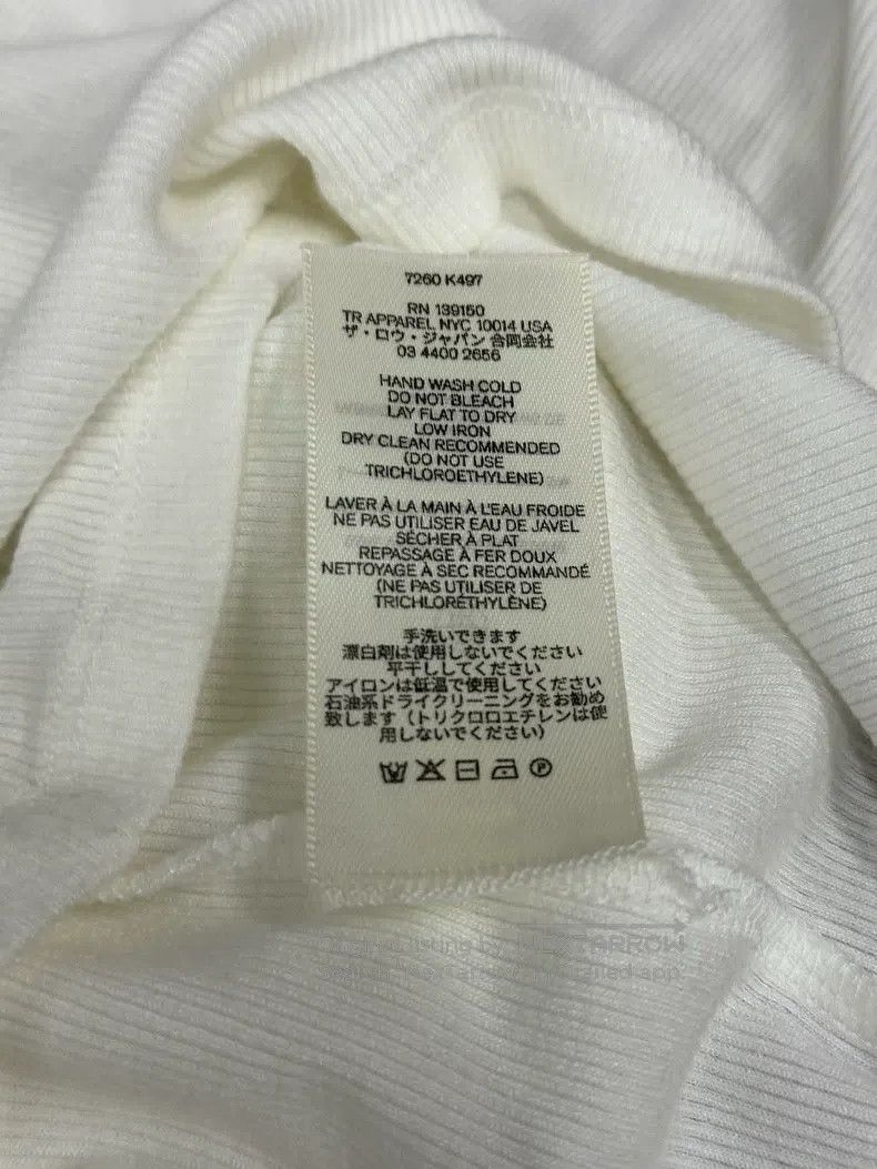 The Row The Row White Camisole Sleeveless Top Size S / US 4 / IT 40 - 7 Thumbnail