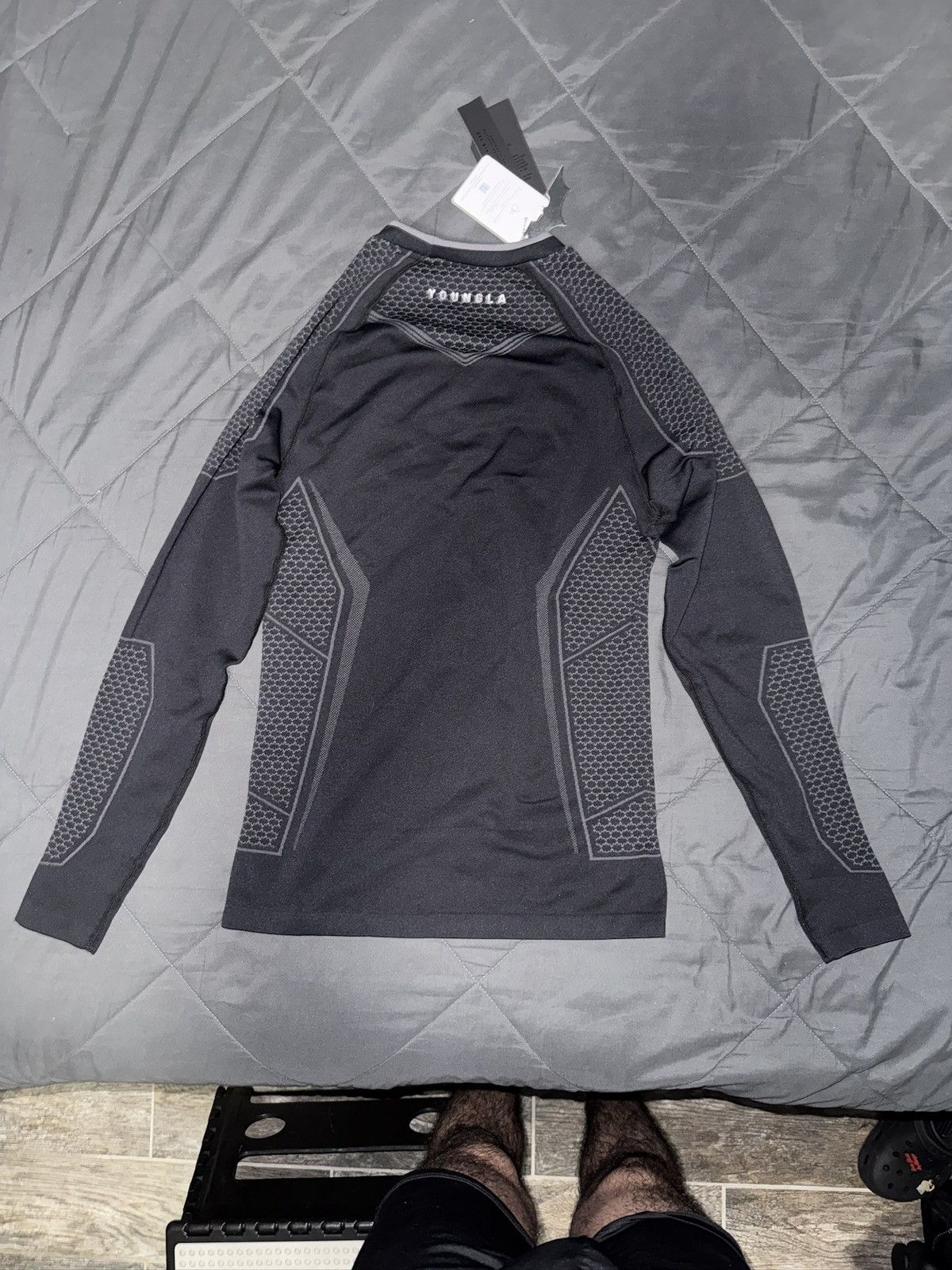 YoungLA YoungLA x Batman Compression Longsleeve Black / Medium Size US M / EU 48-50 / 2 - 2 Thumbnail