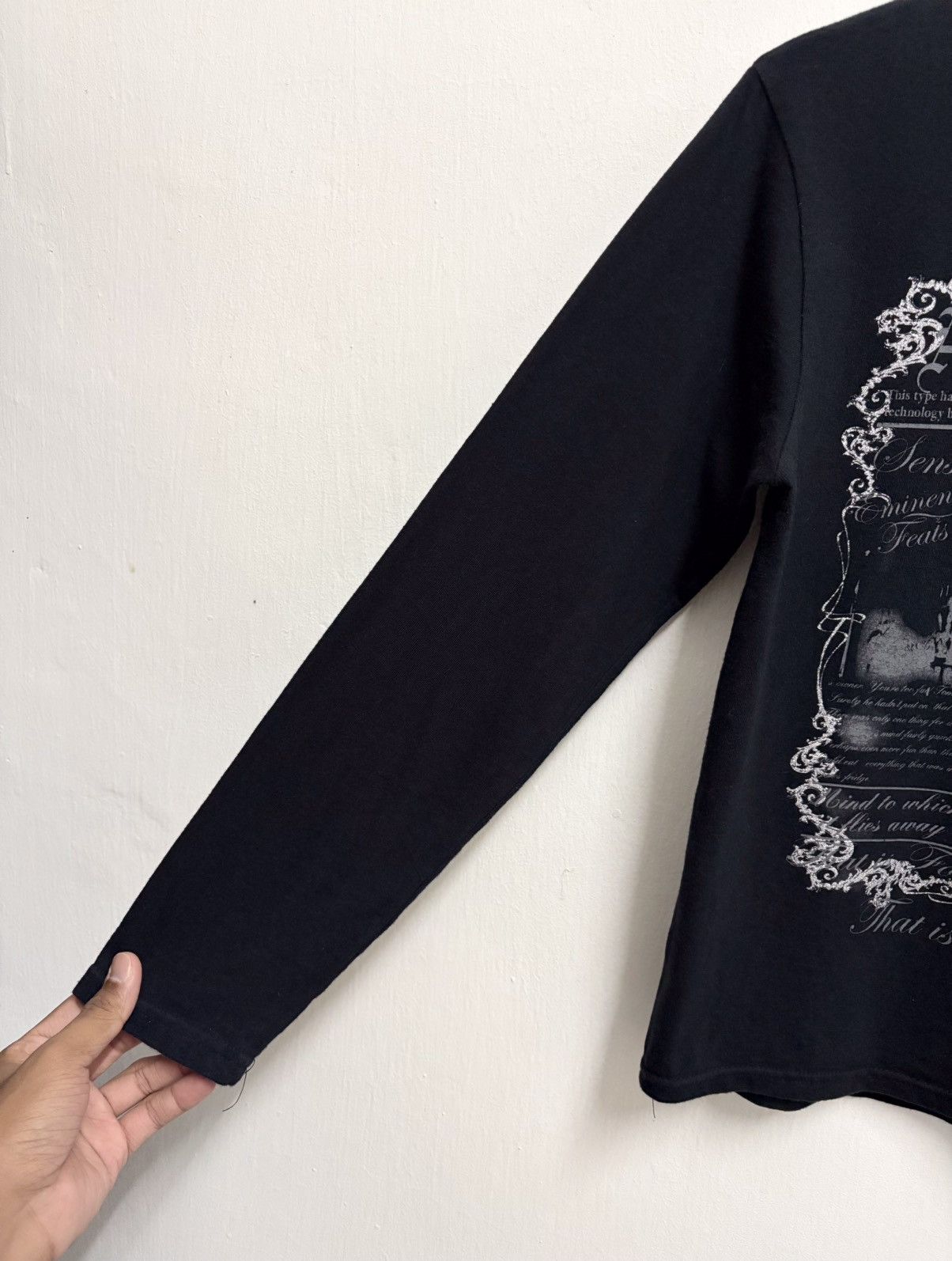 If Six Was Nine Fly Beans - Japanese Poem Gothic If Six was Nine L/S T-Shirt Size US S / EU 44-46 / 1 - 8 Thumbnail