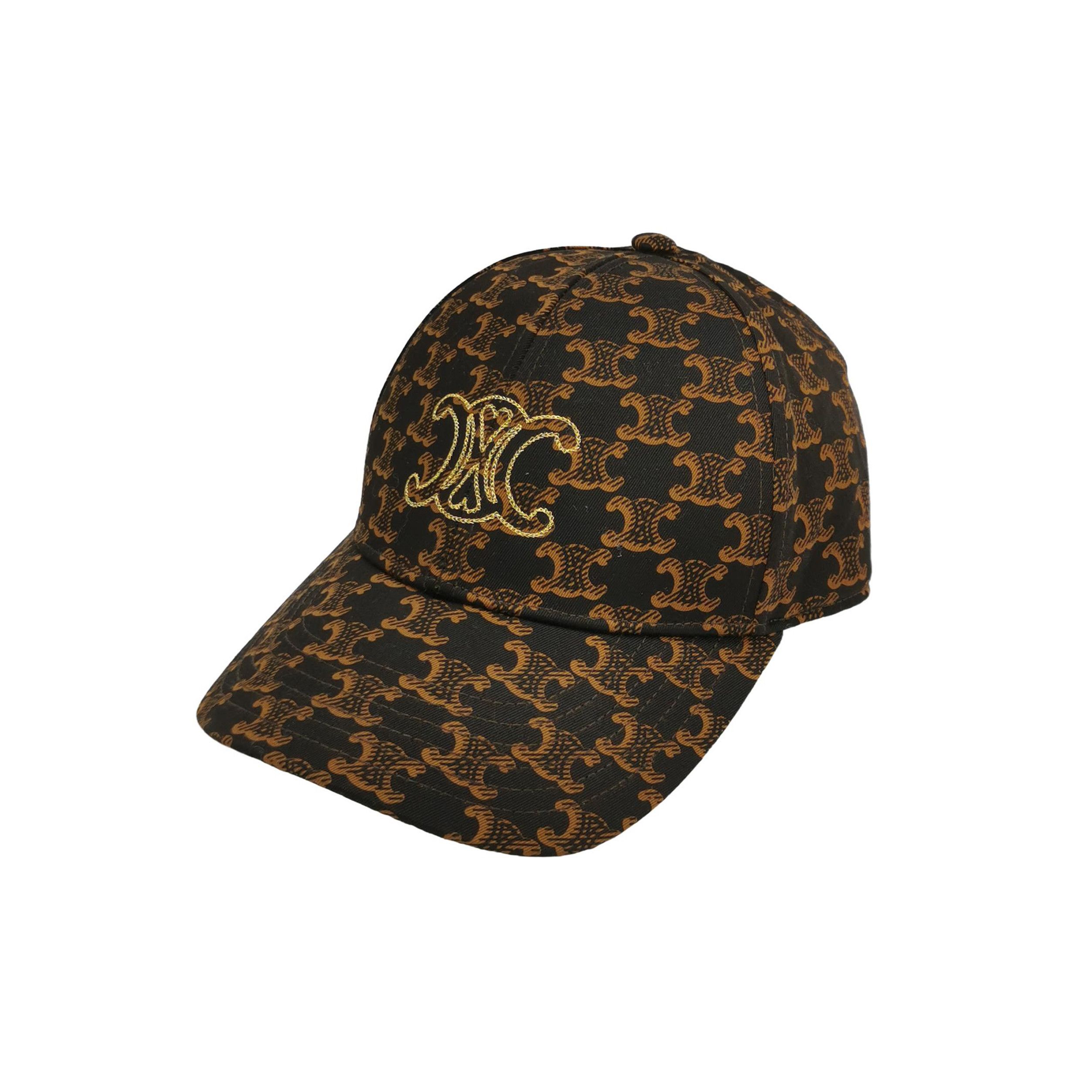 Celine Celine Triomphe Logo Baseball Cap Size S Size ONE SIZE - 1 Thumbnail