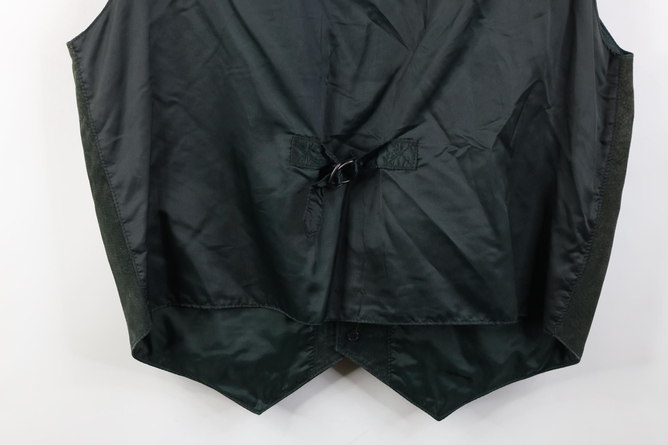 Vintage Vintage 90s Streetwear Suede Leather Buckle Back Vest Jacket Size US L / EU 52-54 / 3 - 17 Thumbnail