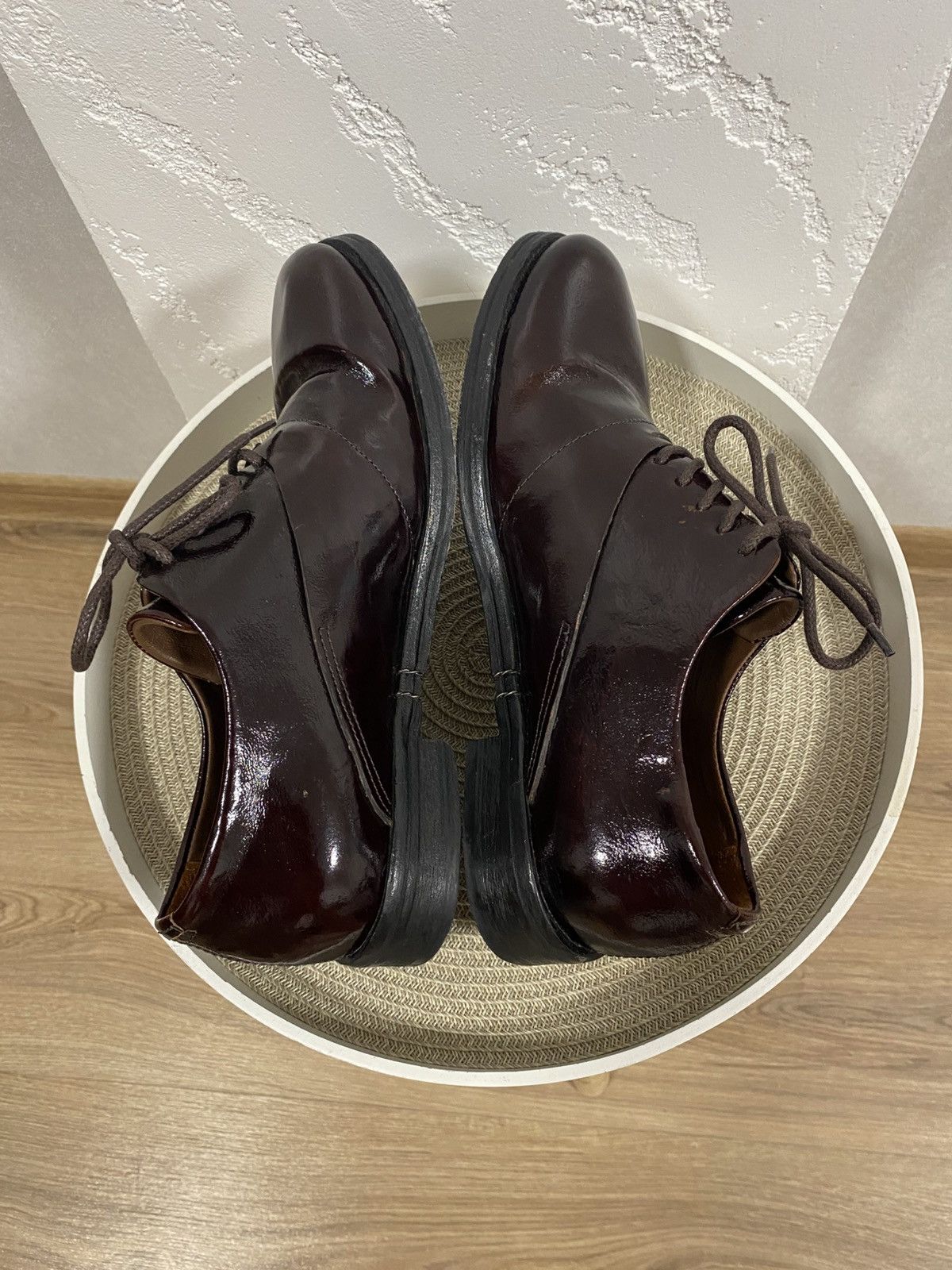 A.S.98 A.S.98 burgundy patent Leather Avantgarde Shoes Size: 42 Size US 9 / EU 42 - 7 Thumbnail