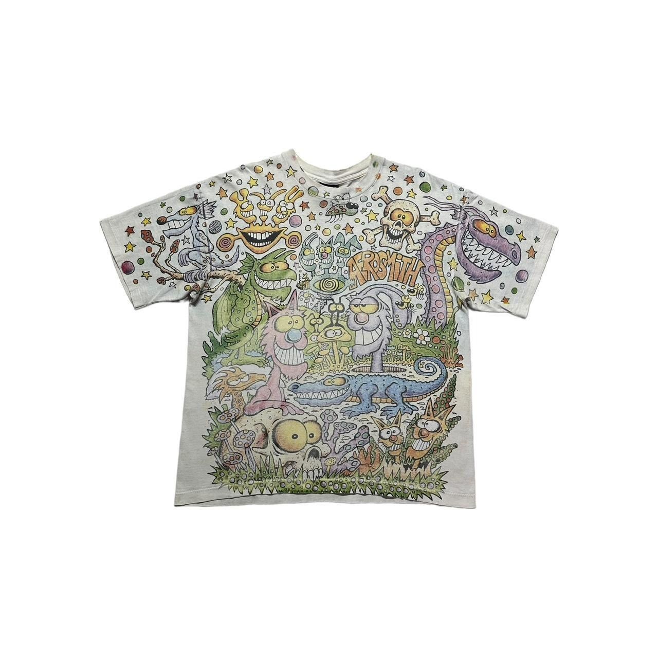 Aerosmith × Liquid Blue × Vintage Vintage Joey Mars Aerosmith AOP T-Shirt Size US XL / EU 56 / 4 - 2 Thumbnail
