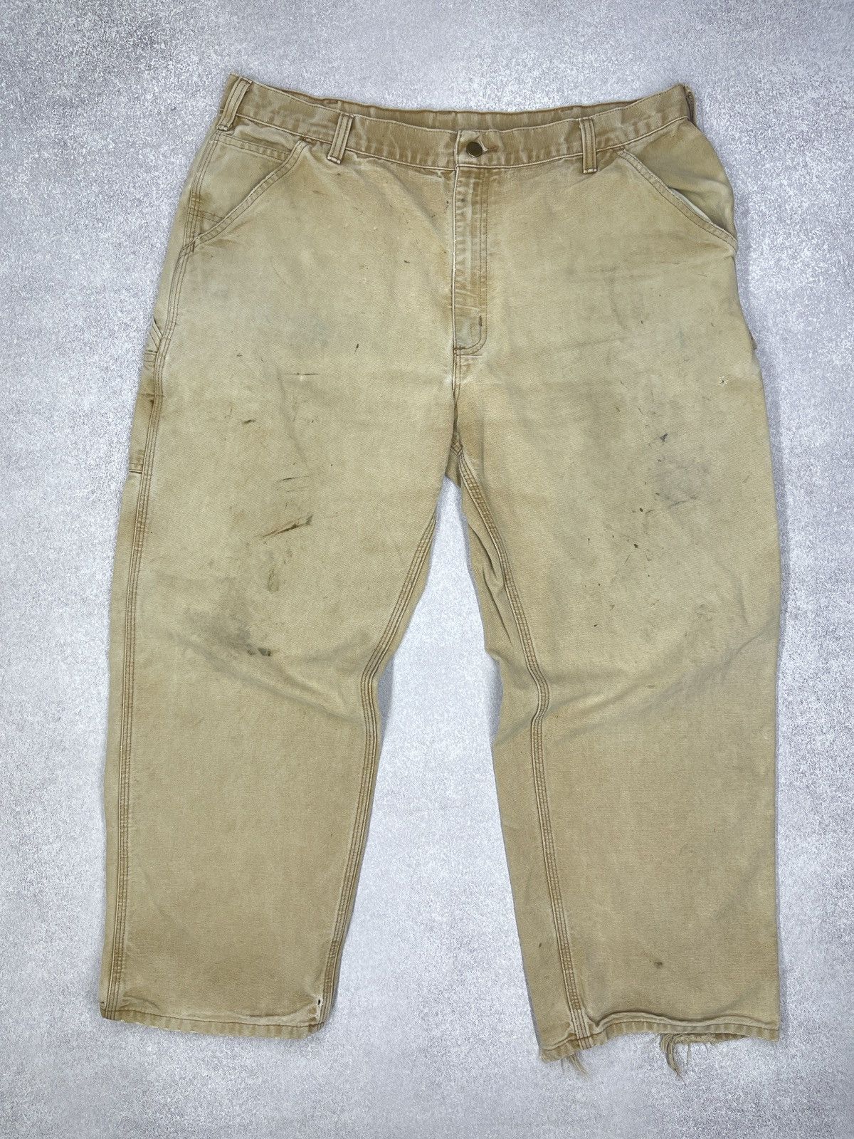 Carhartt Vintage Carhartt B11 BRN Carpenter Pants Distressed Workwear Size US 38 / EU 54 - 8 Thumbnail