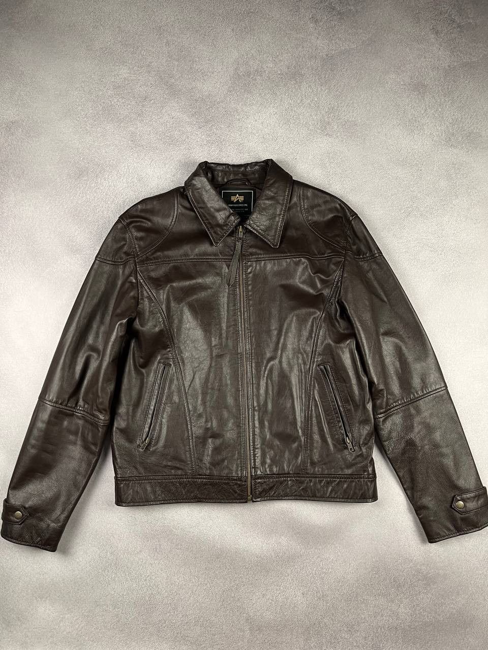 Alpha Industries Vintage Leather Alpha Industries Jacket L size Size US L / EU 52-54 / 3 - 1 Thumbnail