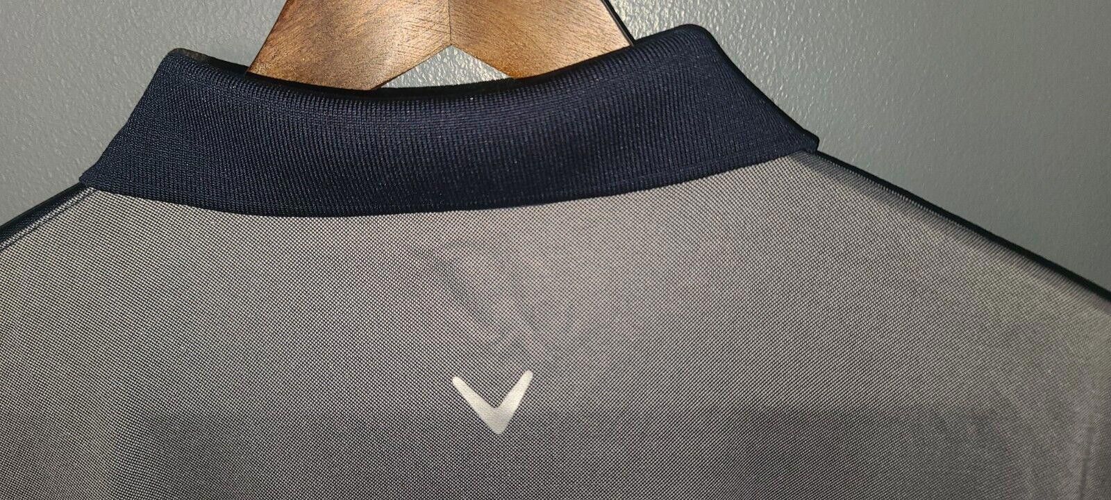 Callaway Callaway Mens Polo (Blue & Gray) Size XL Short Sleeve Golf Size US XL / EU 56 / 4 - 6 Thumbnail