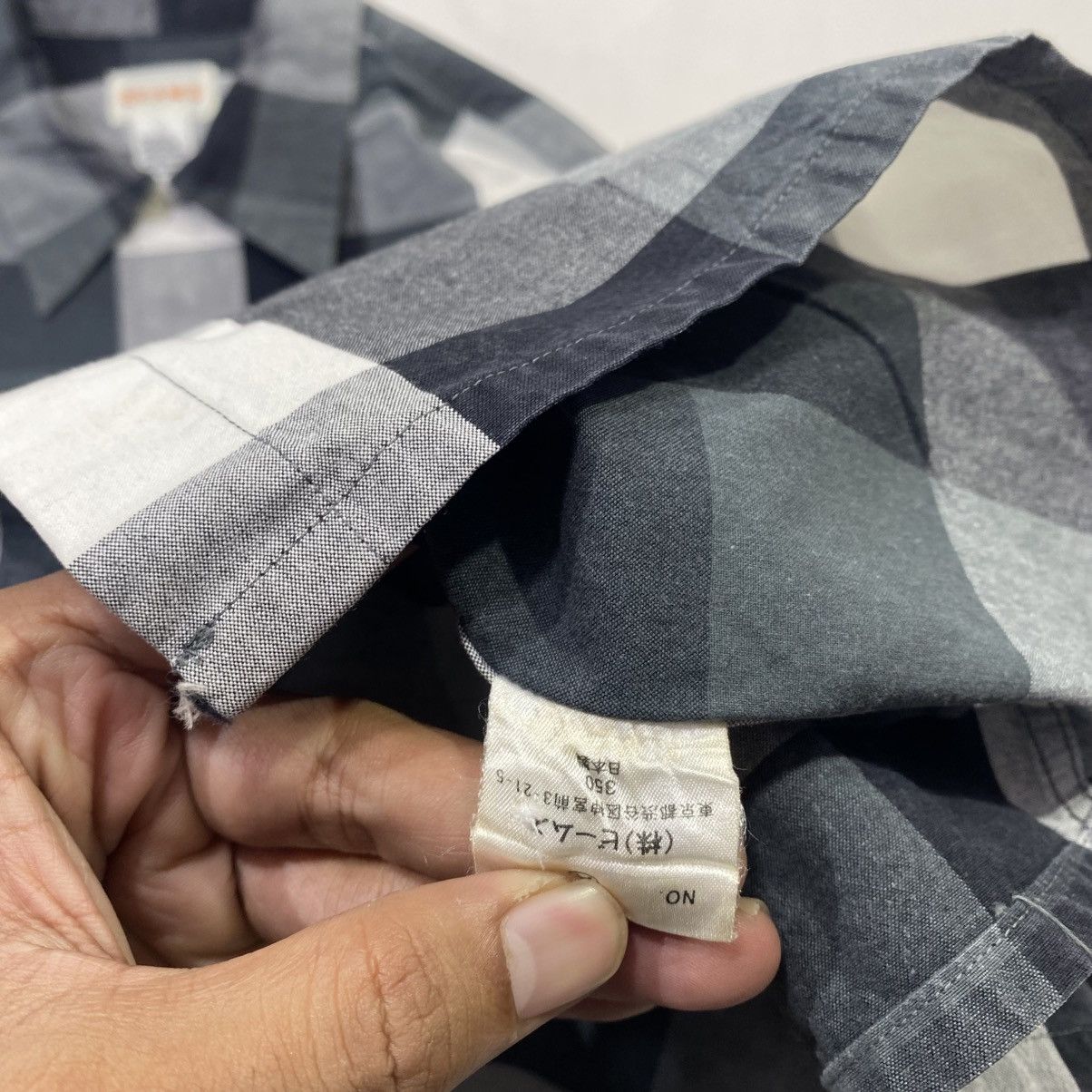Beams Japan Beams Japan Vintage Plaid Shirt Size US L / EU 52-54 / 3 - 5 Thumbnail