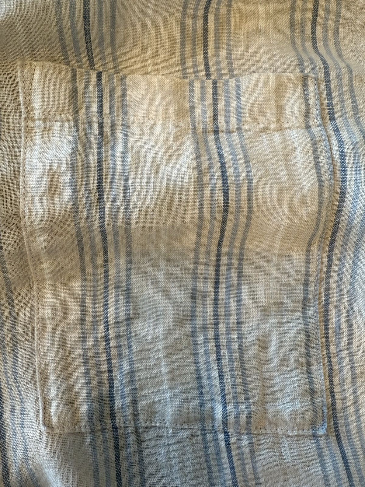 Madewell Madewell Striped Easy Fit Linen Shirt Size US XS / EU 42 / 0 - 6 Thumbnail