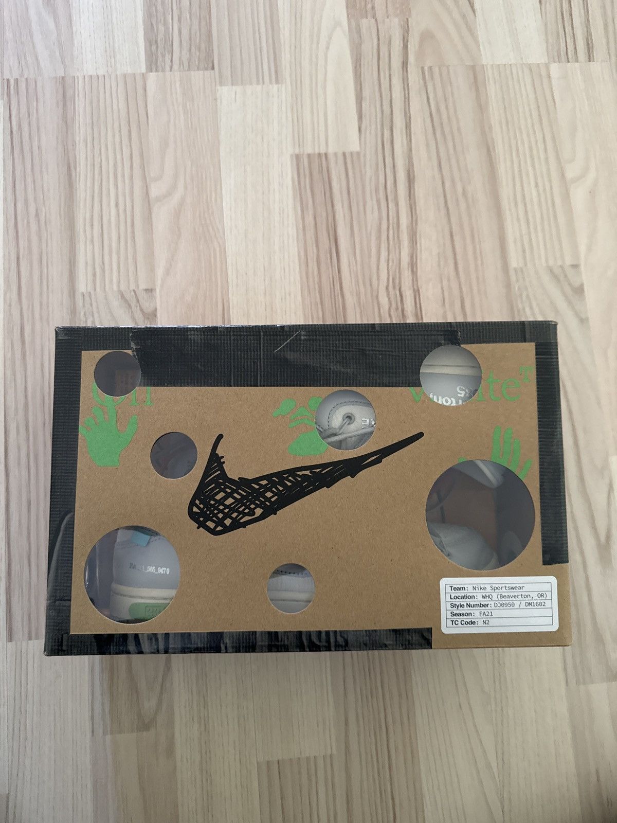 Nike × Off-White Nike x Off-White Dunk Low Lot 23 Size 42 Size US 8.5 / EU 41-42 - 10 Thumbnail