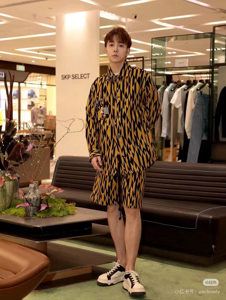 Song For The Mute Song For The Mute Diamond Pattern Print Jacket Size US M / EU 48-50 / 2 - 8 Thumbnail