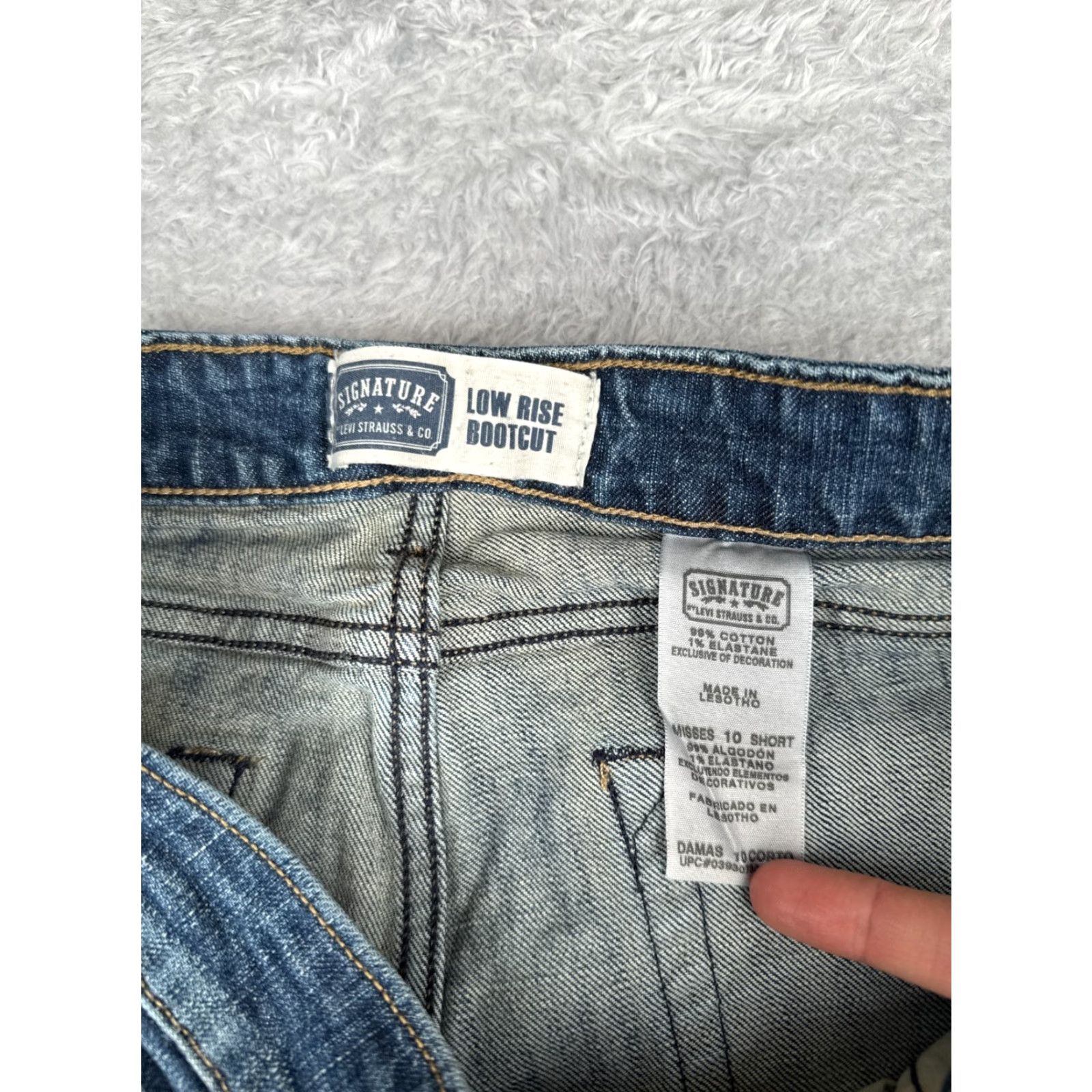Levi's Levis Jeans Women 10 S Blue Denim Low Rise Bootcut Cotton Medium Wash 30x28 Size 32" / US 10 / IT 46 - 6 Thumbnail