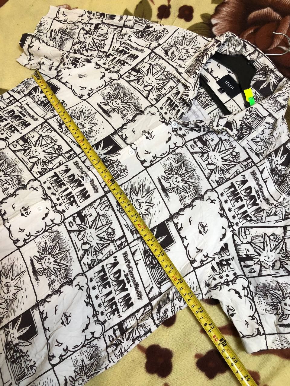 Huf Huf Graphic Printed Shirt streetwear Size US L / EU 52-54 / 3 - 8 Thumbnail
