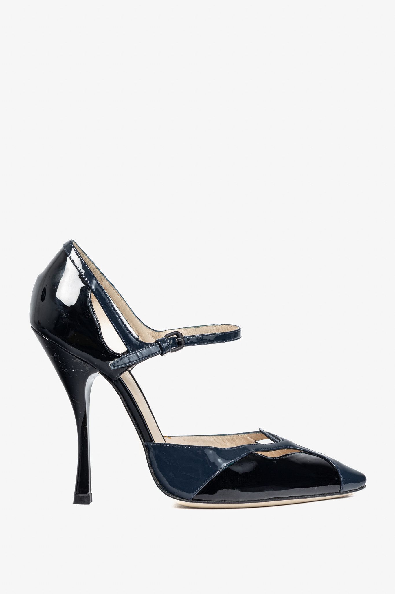 Bottega Veneta Bottega Veneta AW12 Vernice Patent-Leather Mary-Jane Heels Size US 6 / IT 36 - 1 Thumbnail