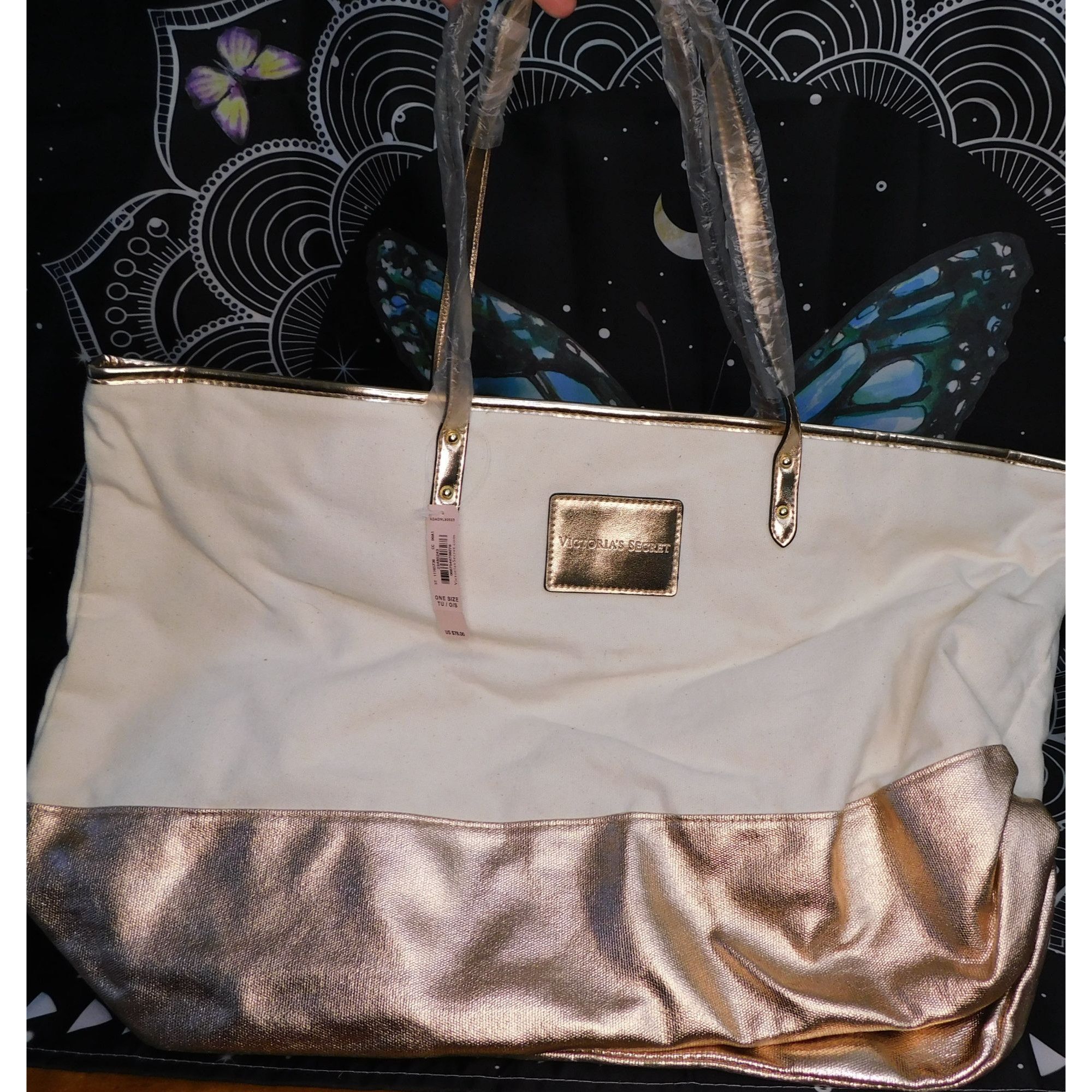 Victoria's Secret Victoria's Secret Rose Gold And Beige Tote Size ONE SIZE - 7 Thumbnail