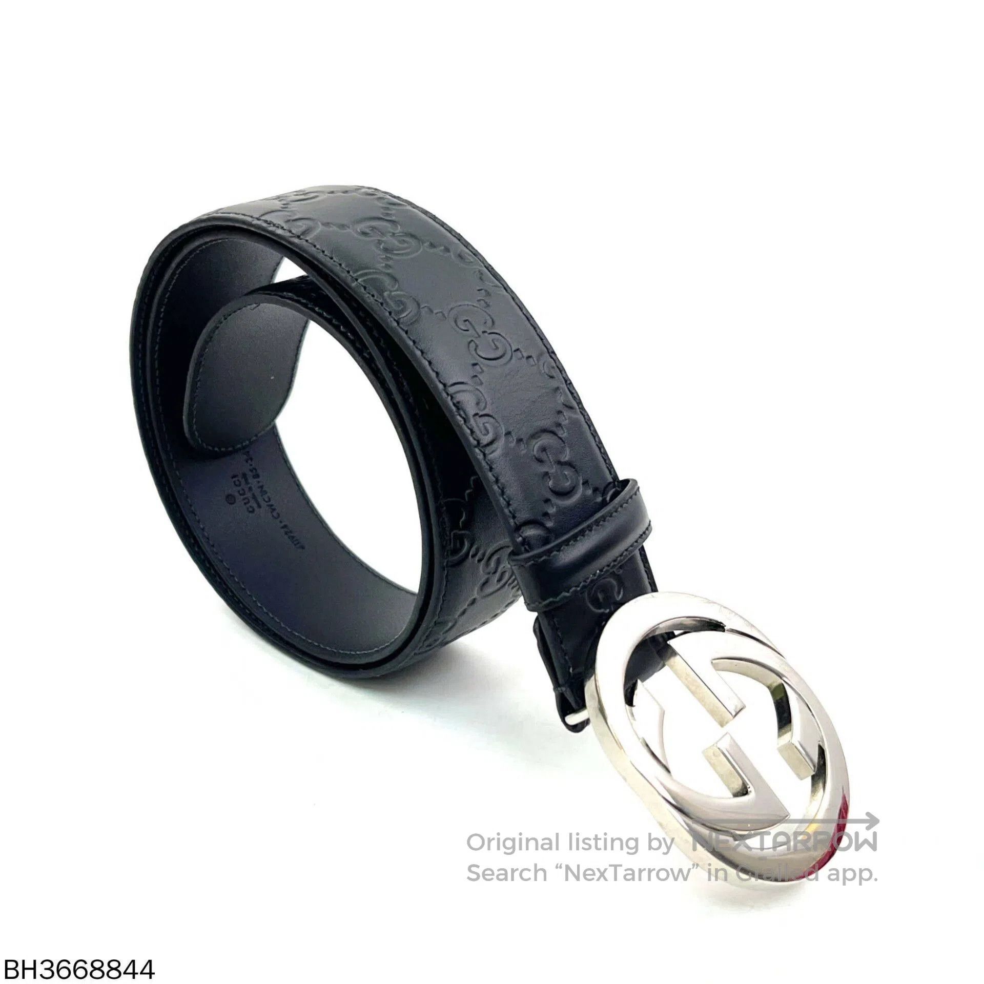 Other Gucci Signature Leather Black Belt. Size ONE SIZE - 3 Thumbnail