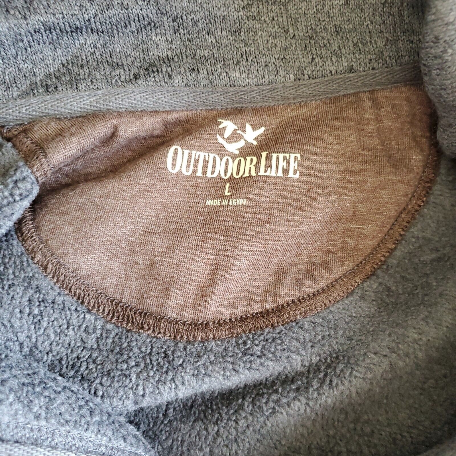 Other Outdoor Life Sweatshirt Jacket Men Large Full Zip Pewter Size US L / EU 52-54 / 3 - 10 Thumbnail