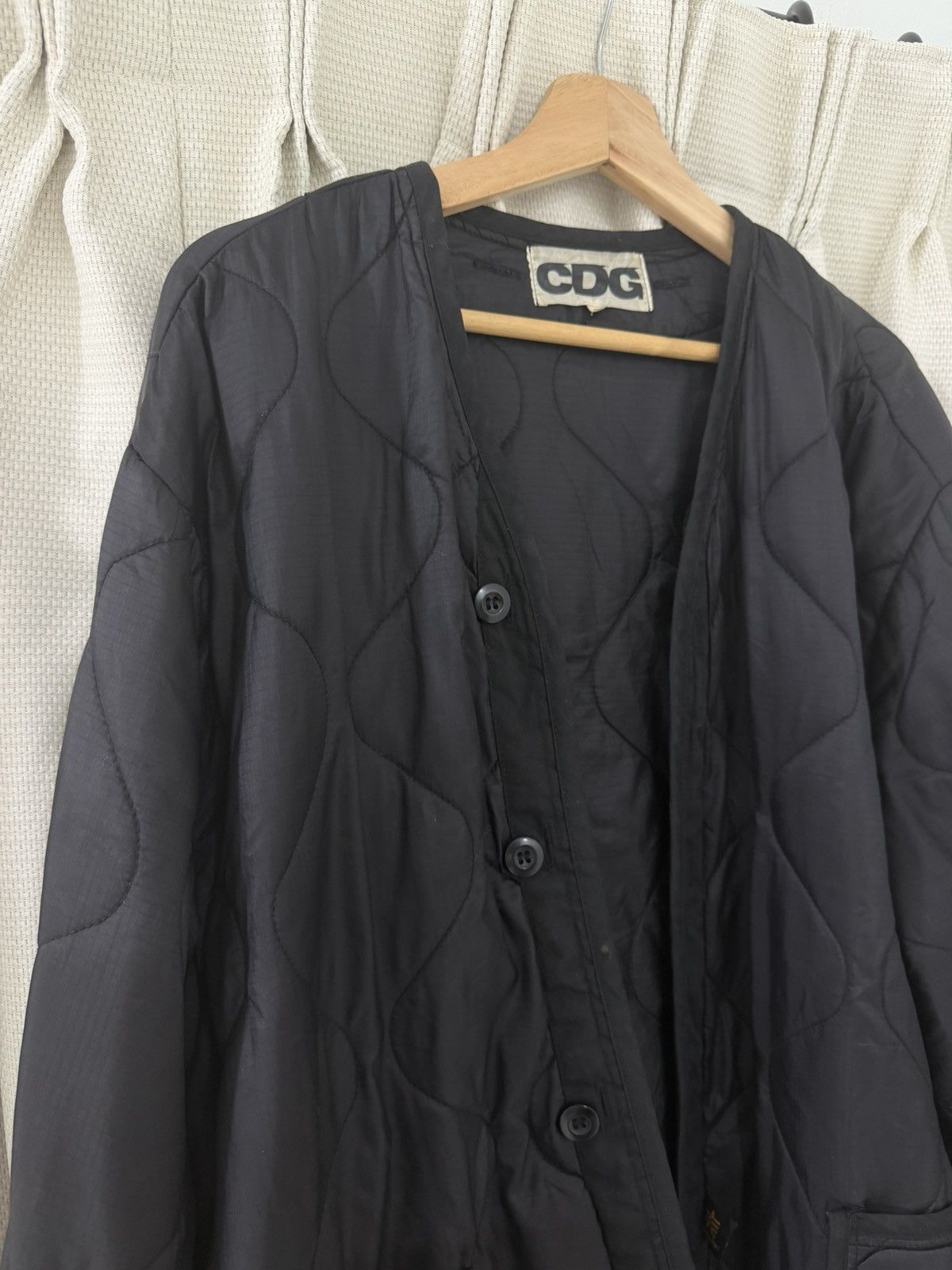Alpha Industries × CDG by Comme des Garcons Comme Des Garcons CDG Alpha Industries Liner Quilted Jacket Size US XL / EU 56 / 4 - 5 Thumbnail