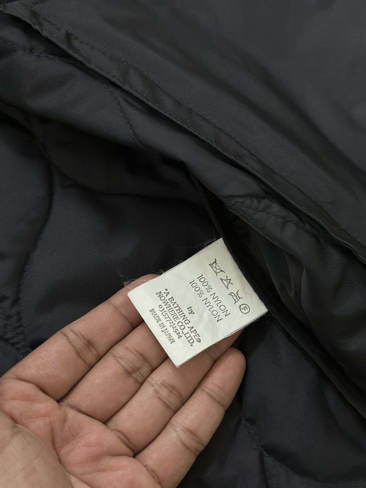Bape Rare And Beautiful Bape Quilted Light Puffer Zipper Jacket Size US L / EU 52-54 / 3 - 15 Thumbnail