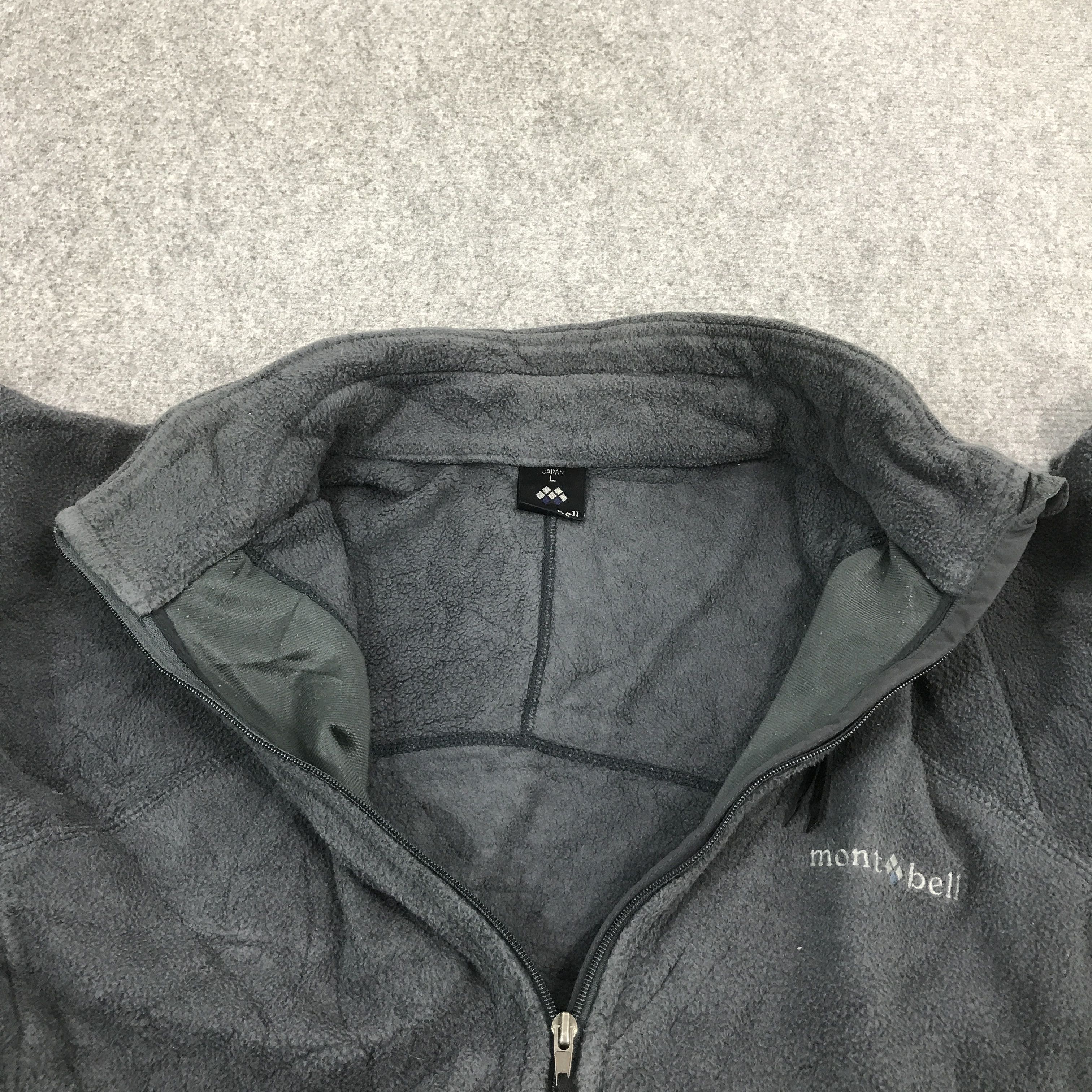 Japanese Brand × Montbell Vintage Montbell outdoor Fleece zipper jacket Size US L / EU 52-54 / 3 - 5 Thumbnail