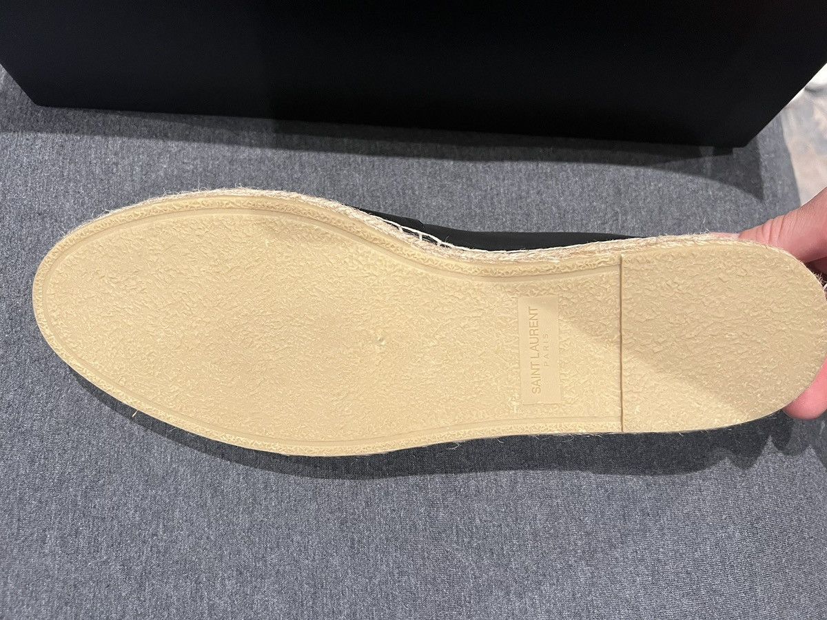 Saint Laurent Paris Black leather espadrilles Size US 10.5 / EU 43-44 - 3 Thumbnail