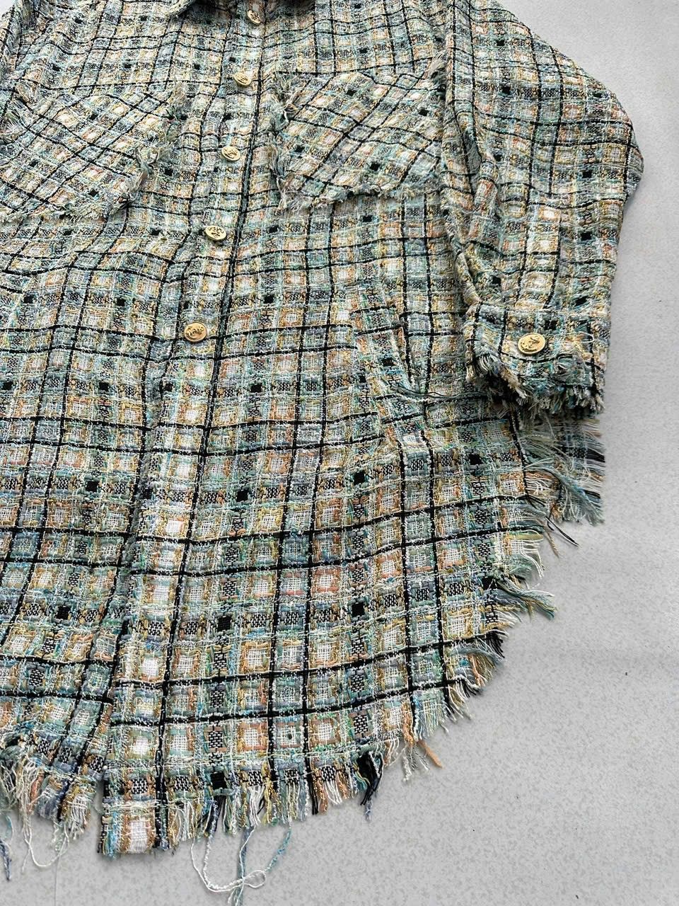 Designer × Faith Connexion Faith Connextion Multicolor Tweed Shirt Size US M / EU 48-50 / 2 - 3 Thumbnail