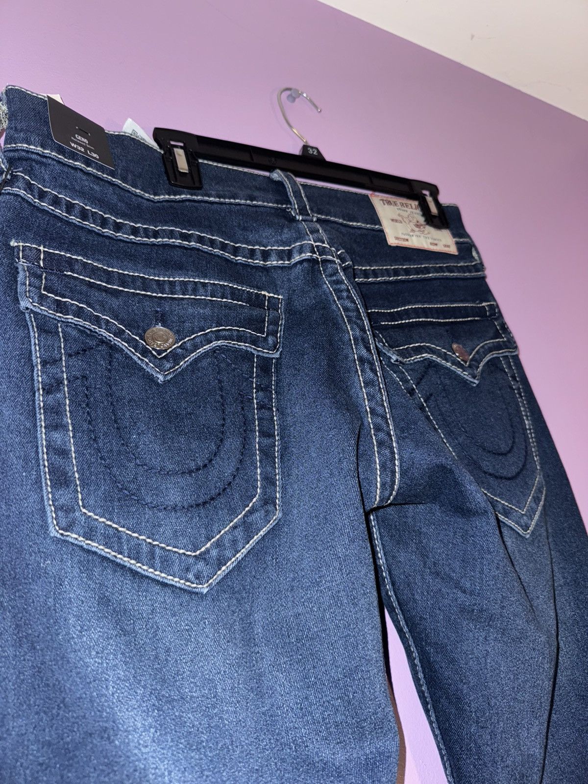 True Religion True Religon Geno Relaxed Slim Jean Size US 32 / EU 48 - 3 Thumbnail