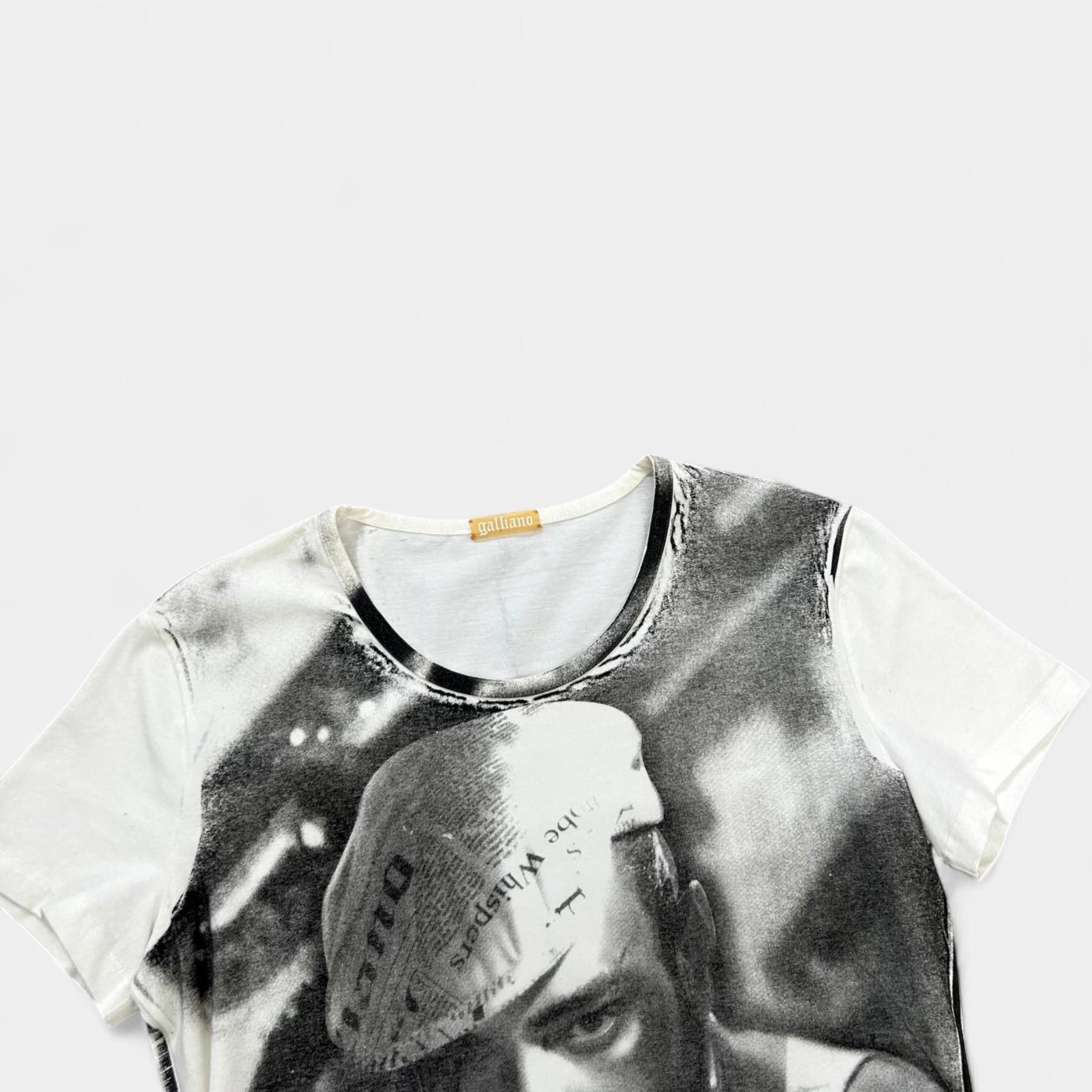 John Galliano Galliano "Galliano's Club" Self-Portrait Graphic Tee Size US M / EU 48-50 / 2 - 2 Thumbnail