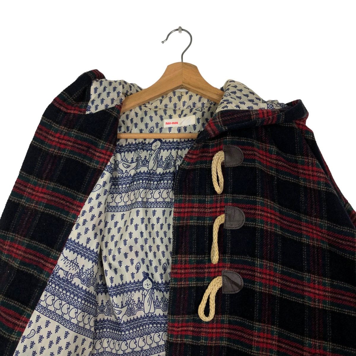 Issey Miyake Rare Oversize Hoodie Jacket Tartan Design Ne-Net Japan Made Size US M / EU 48-50 / 2 - 11 Thumbnail