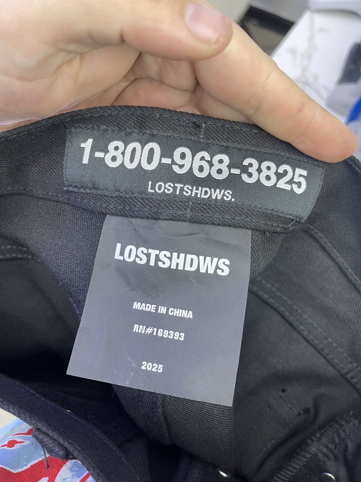 LOSTSHDWS Lost Shdws Denim jeans ( black/cream) Size US 30 / EU 46 - 3 Thumbnail