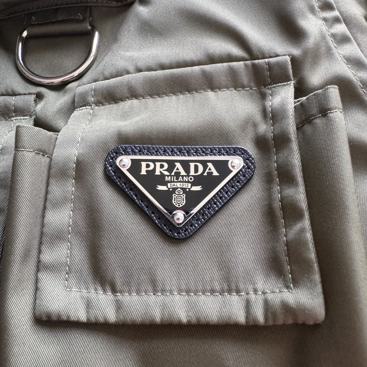 Prada Prada SS2024 Re-Nylon Short-Sleeved Cargo Safari Shirt Size US M / EU 48-50 / 2 - 9 Thumbnail