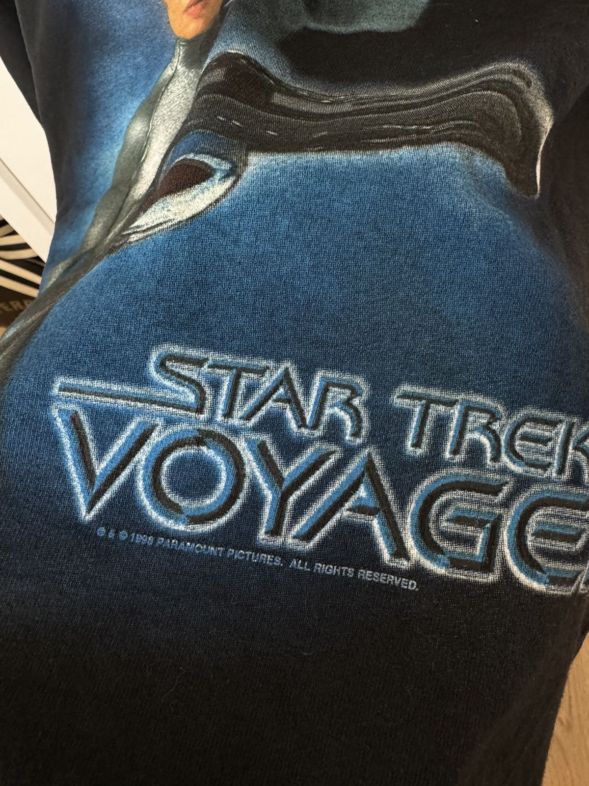 Vintage Star Trek Voyager 1998 vintage t shirt Angelina Jolie rare Size US XL / EU 56 / 4 - 3 Thumbnail