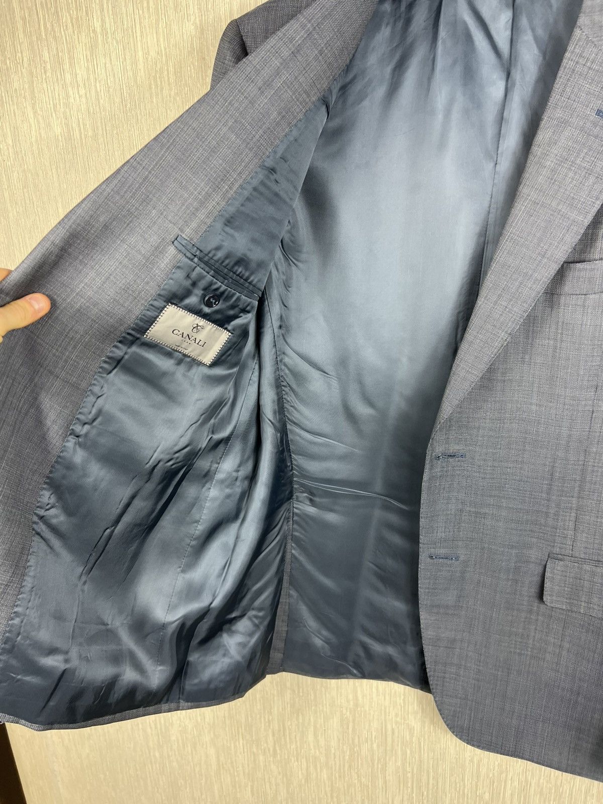 Canali Canali wool casual italian blazer jacket luxury designer 52R Size 42R - 12 Thumbnail