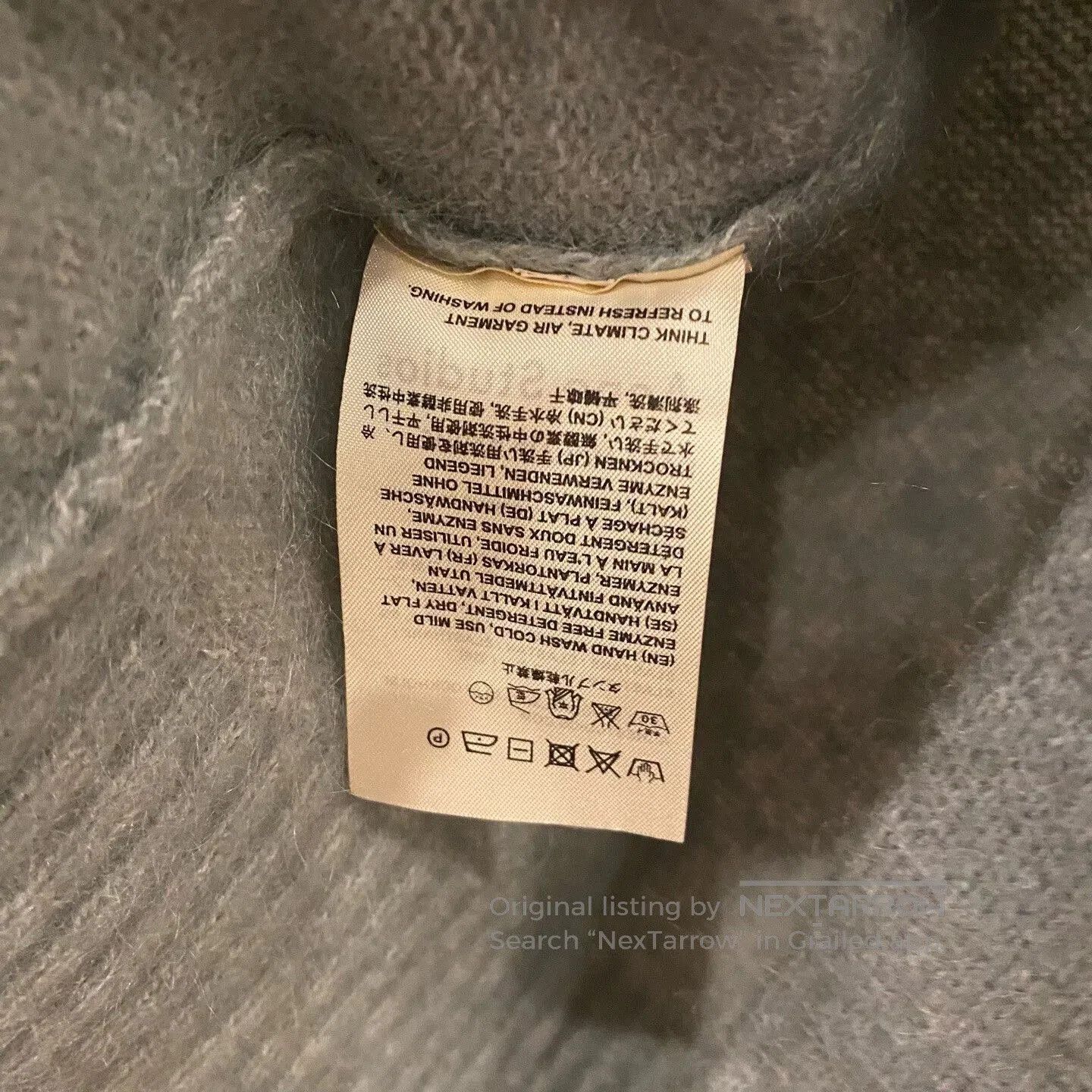 Other Acne Studios Lake Blue Knit Cardigan XXS. Size XXS / US 00 / IT 34 - 5 Thumbnail